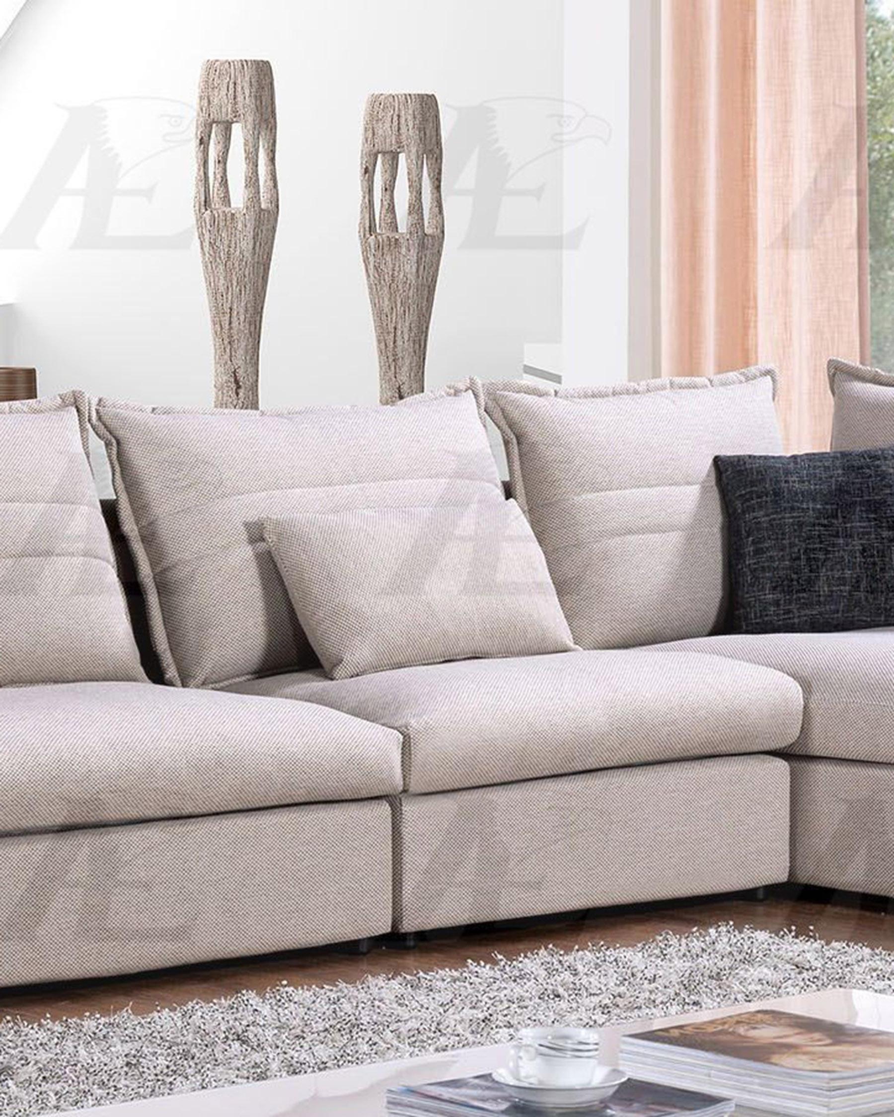 

    
AE-L2319 Set-3 RHC American Eagle Furniture AE-L2319 Gray Fabric Tufted Sectional Sofa Chaise and Chair Set Right Hand Chase 3Pcs

