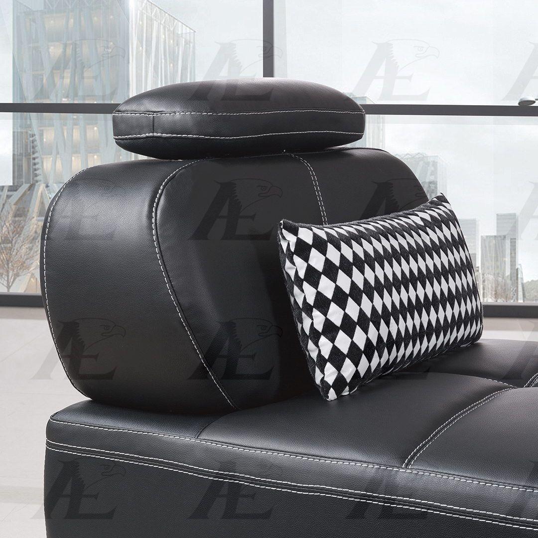

        
American Eagle Furniture AE-L607M-BK Sectional Sofa Set Black Bonded Leather 00656237667112
