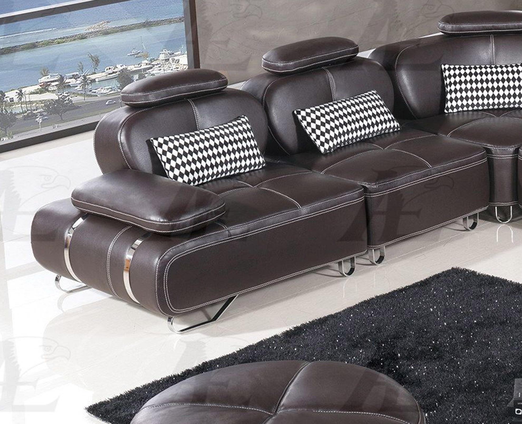 

        
American Eagle Furniture AE-L607M-DC Sectional Sofa Set Dark Chocolate Bonded Leather 00842295104021
