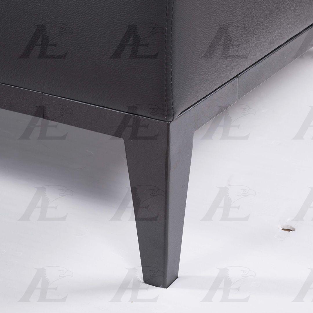 

    
AE-LD818-BK Set-3 LHC Modern Black Bonded Leather 2 Sofas & Chaise Left American Eagle AE-LD818-BK
