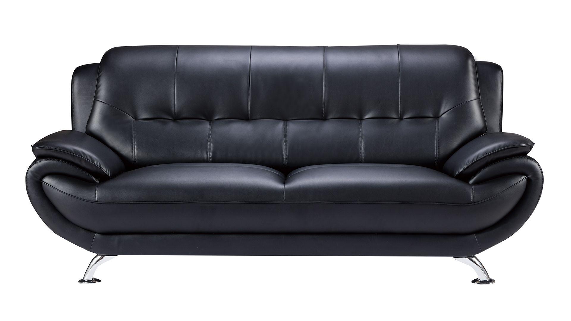 

    
American Eagle Furniture AE208-BK-2PC Sofa Set Black AE208-BK-2PC
