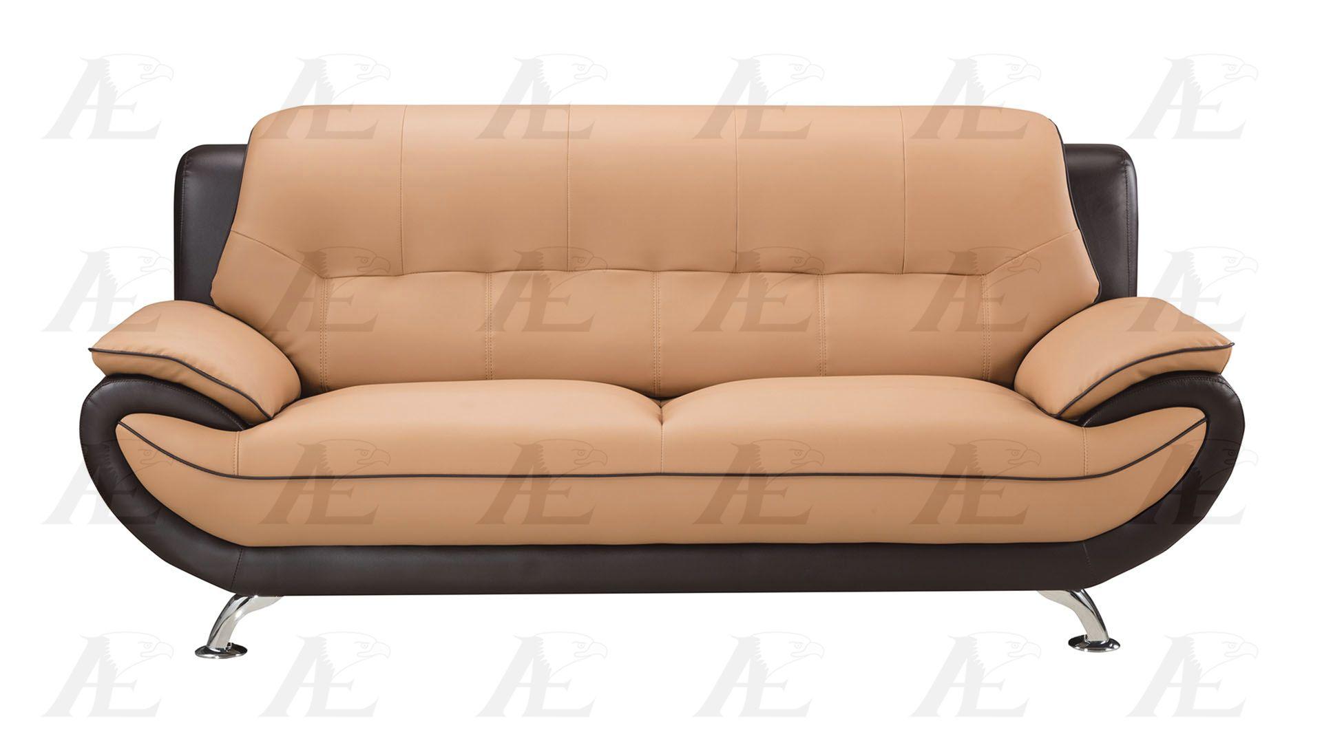 

    
American Eagle Furniture AE208-YO.BR Sofa Loveseat and Chair Set Brown/Yellow AE208-YO.BR 3Pcs

