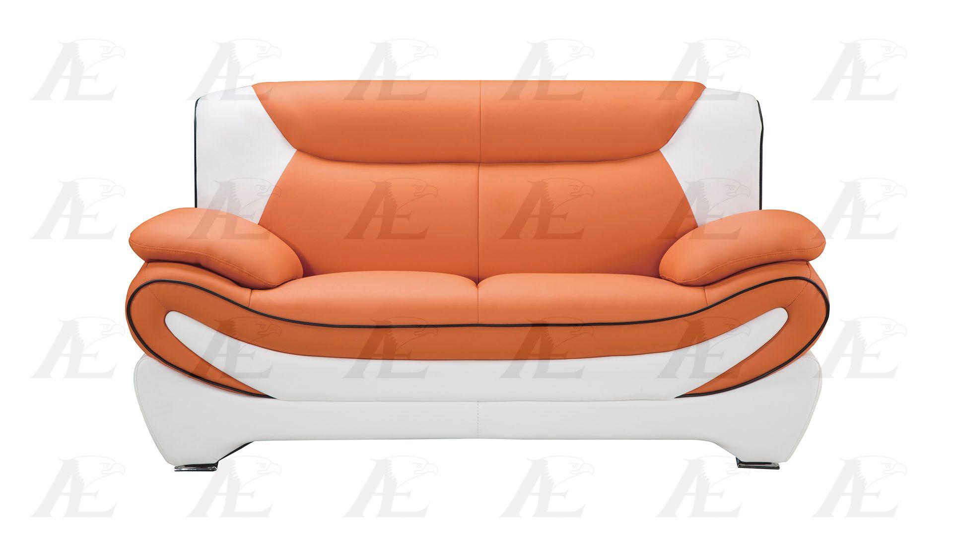 

                    
American Eagle Furniture AE209-ORG.IV Sofa and Loveseat Set Orange/White Bonded Leather Purchase 
