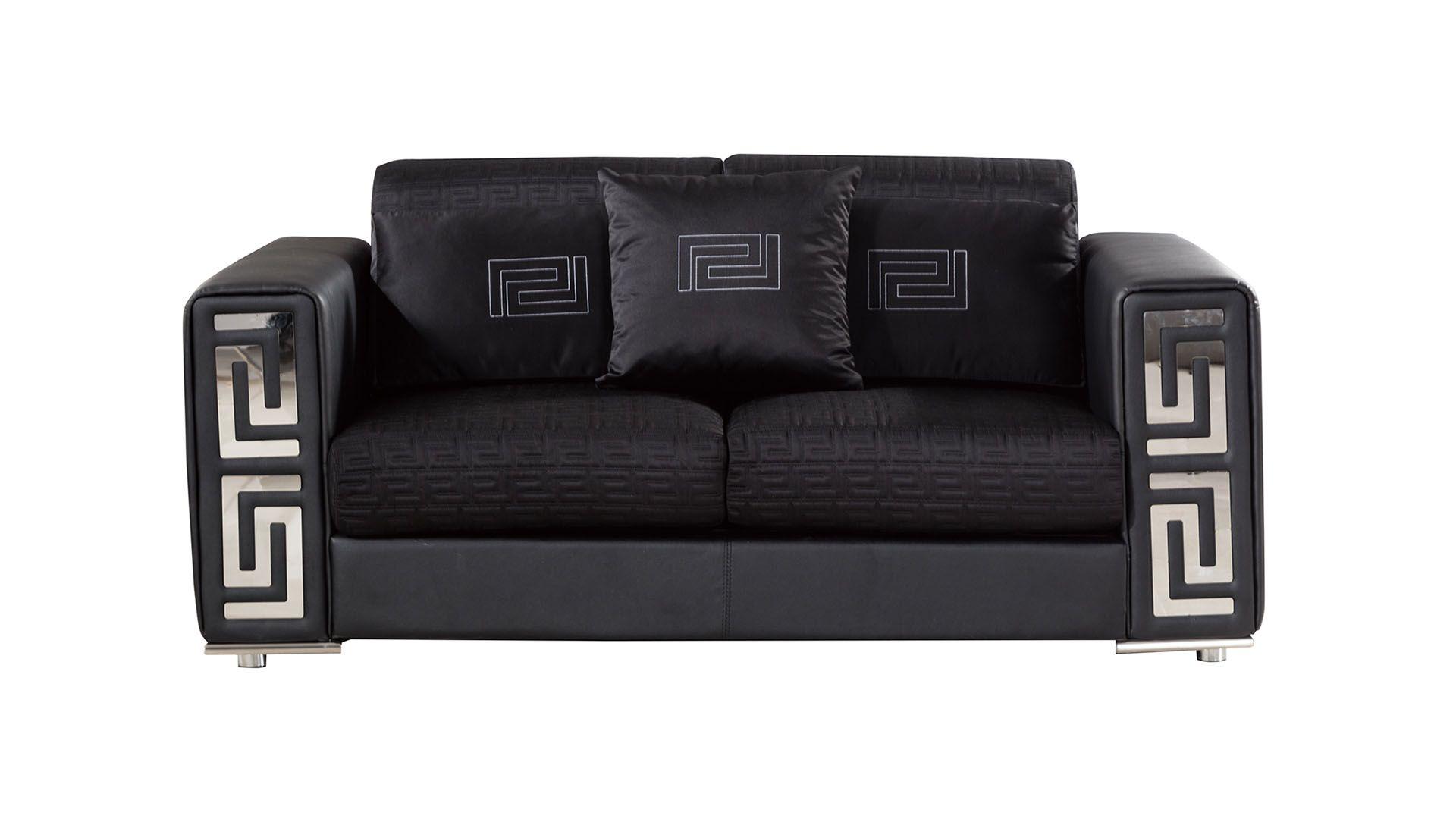 

                    
American Eagle Furniture AE223-BK Sofa Set Black Fabric Purchase 
