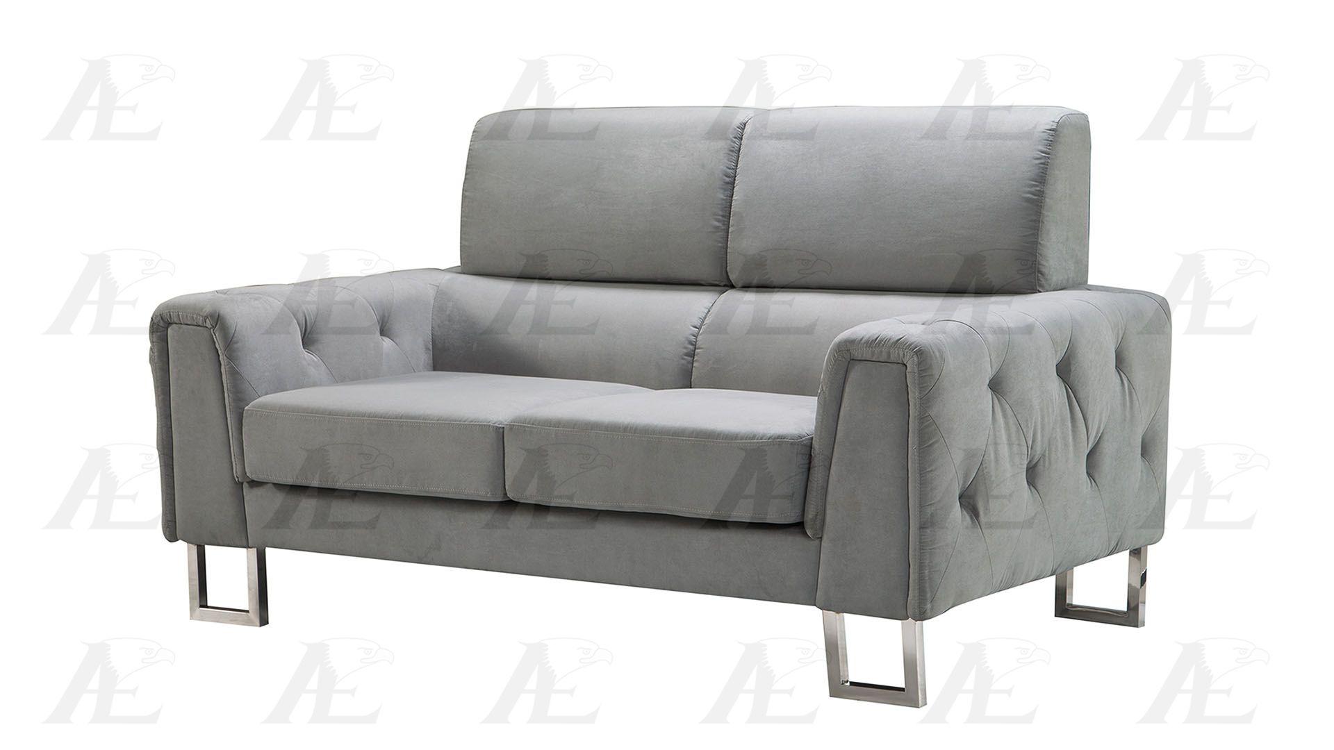 

                    
American Eagle Furniture AE2369 Sofa Loveseat and Chair Set Gray Fabric Purchase 
