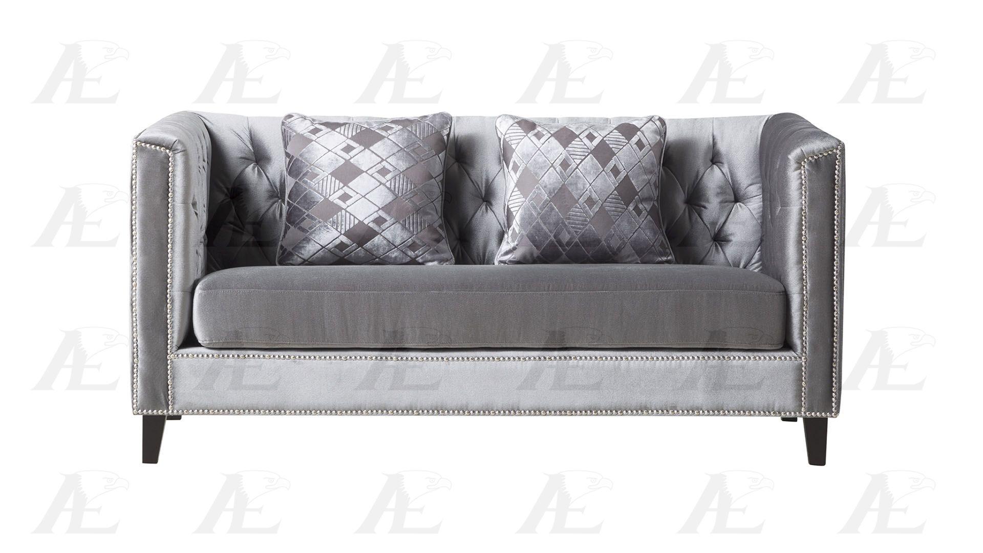 

                    
American Eagle Furniture AE2373-GR Sofa and Loveseat Set Gray Fabric Purchase 
