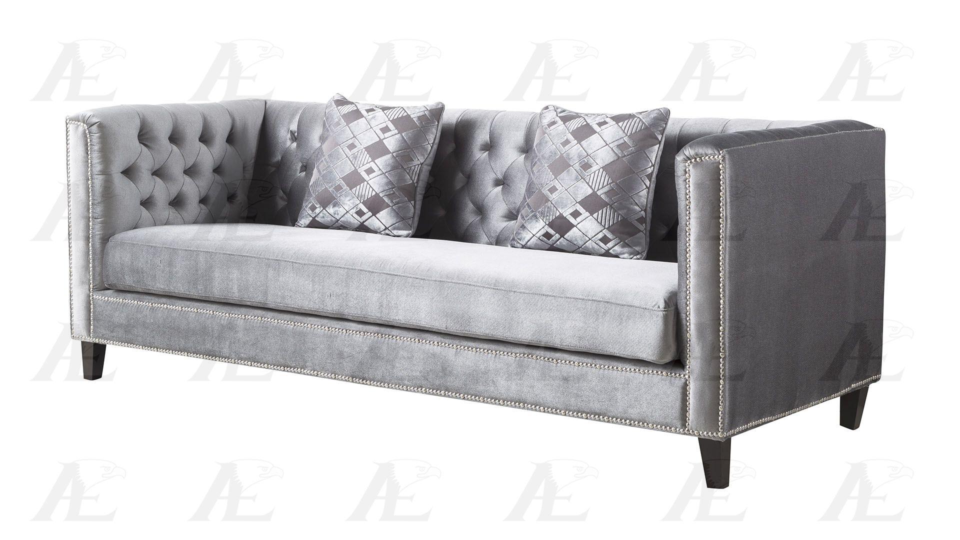 

    
American Eagle Furniture AE2373-GR Sofa and Loveseat Set Gray AE2373-GR Set-2
