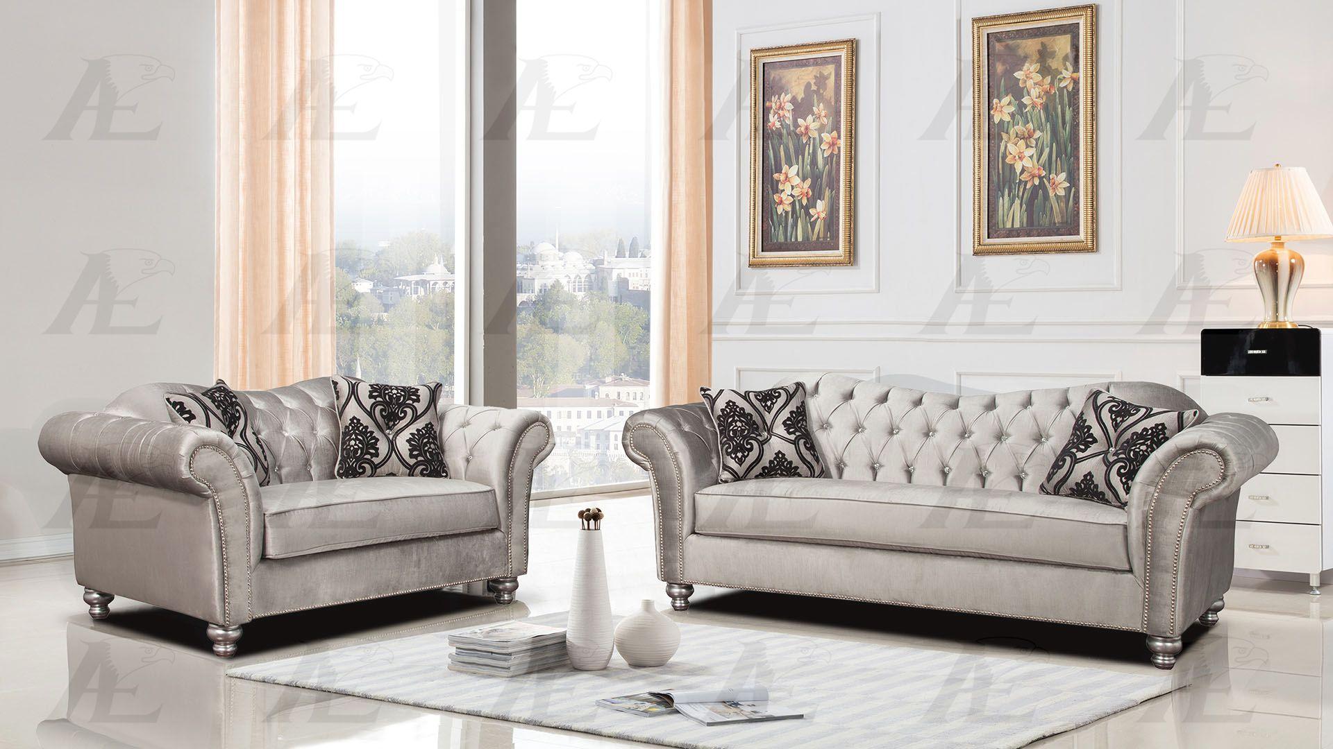 American Eagle Furniture AE2600-S Sofa and Loveseat Set