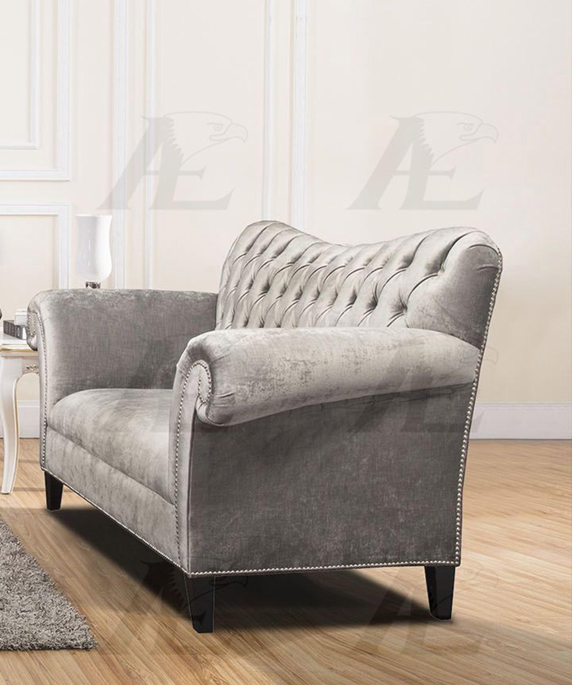 

                    
American Eagle Furniture AE2604-S Sofa Set Silver Fabric Purchase 

