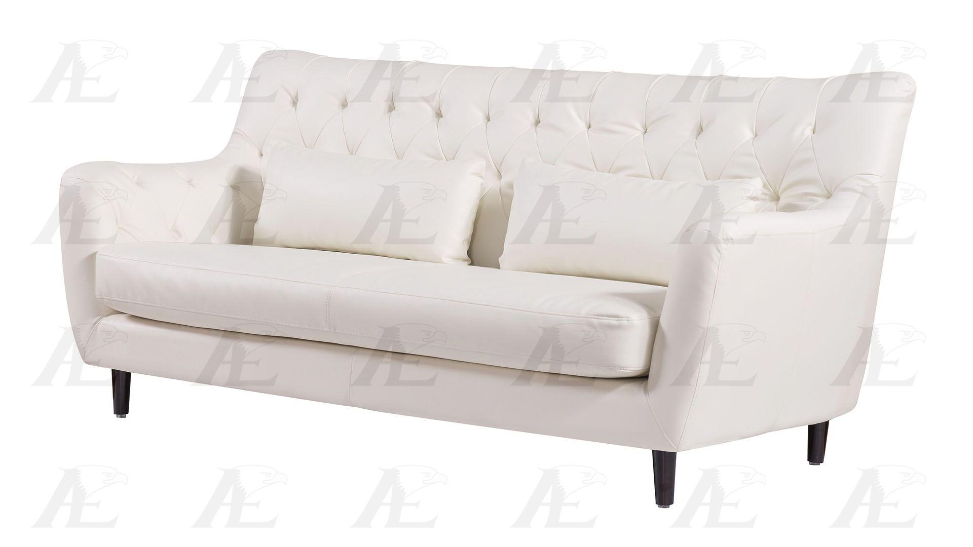 

    
AE346-IV-Set-3 Ivory Bonded Leather Tufted Sofa Set 3Pcs AE346-IV  American Eagle Modern
