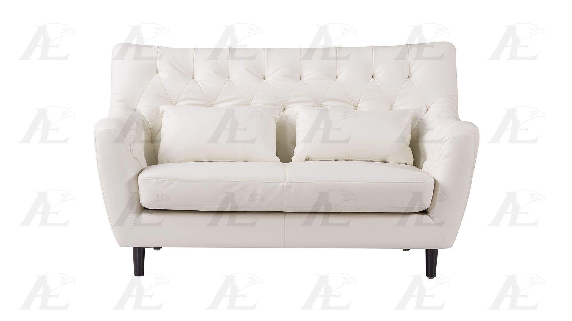 

                    
Buy Ivory Bonded Leather Tufted Sofa Set 3Pcs AE346-IV  American Eagle Modern
