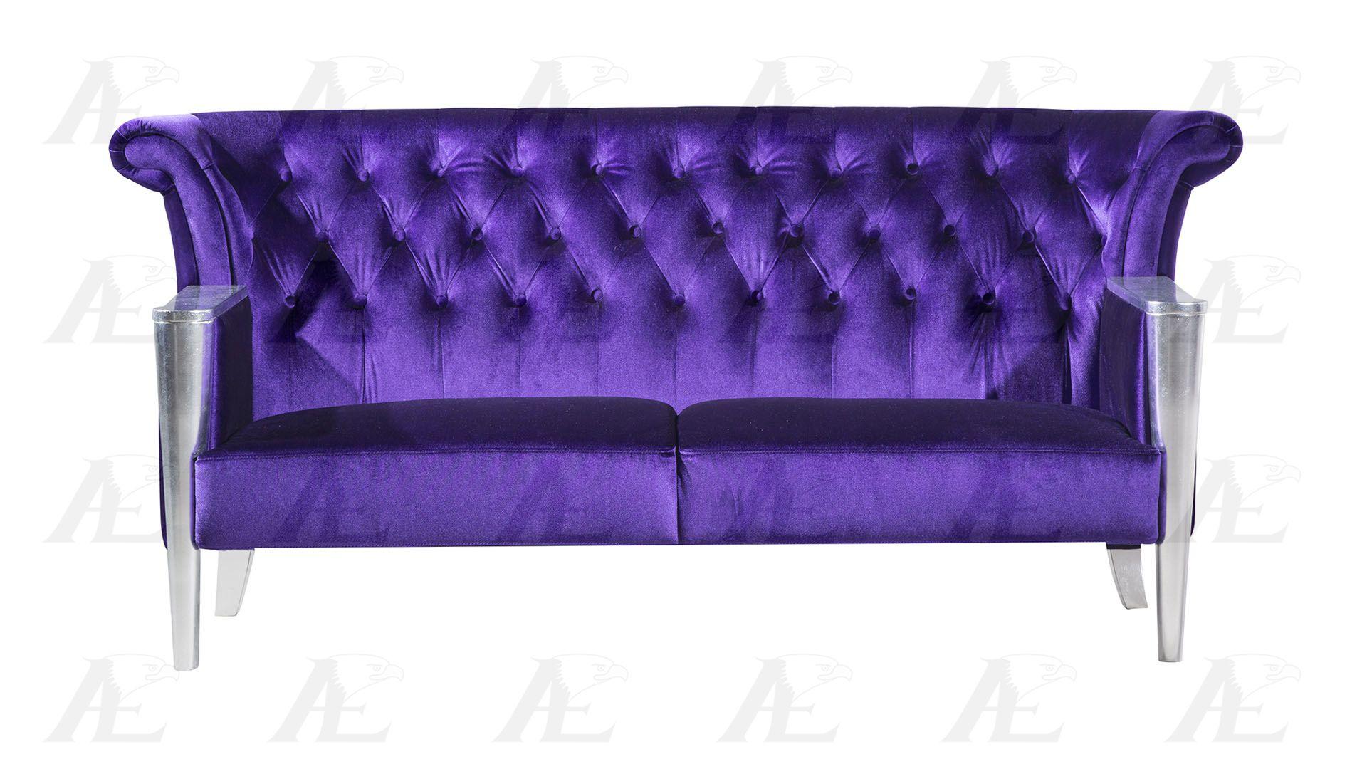 

    
American Eagle Furniture AE592 Sofa and Loveseat Set Purple AE592 Set-2
