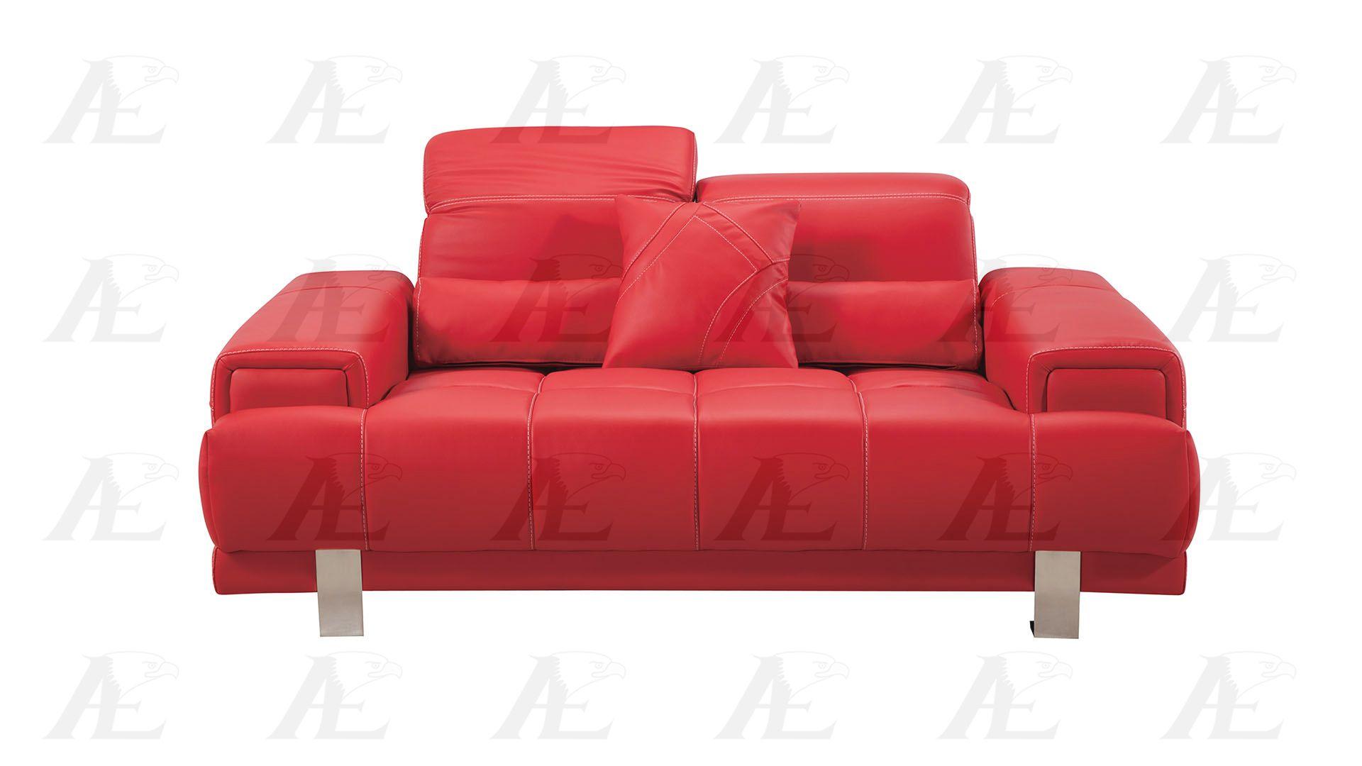 

                    
American Eagle Furniture AE606-RED Sofa Loveseat and Chair Set Red Bonded Leather Purchase 
