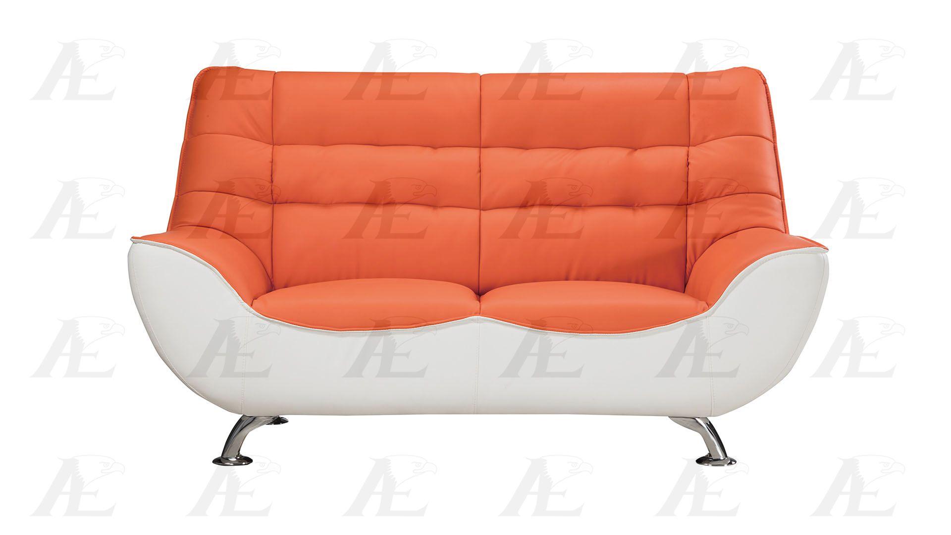 

                    
American Eagle Furniture AE612-ORG.W Sofa and Loveseat Set Orange/White Bonded Leather Purchase 
