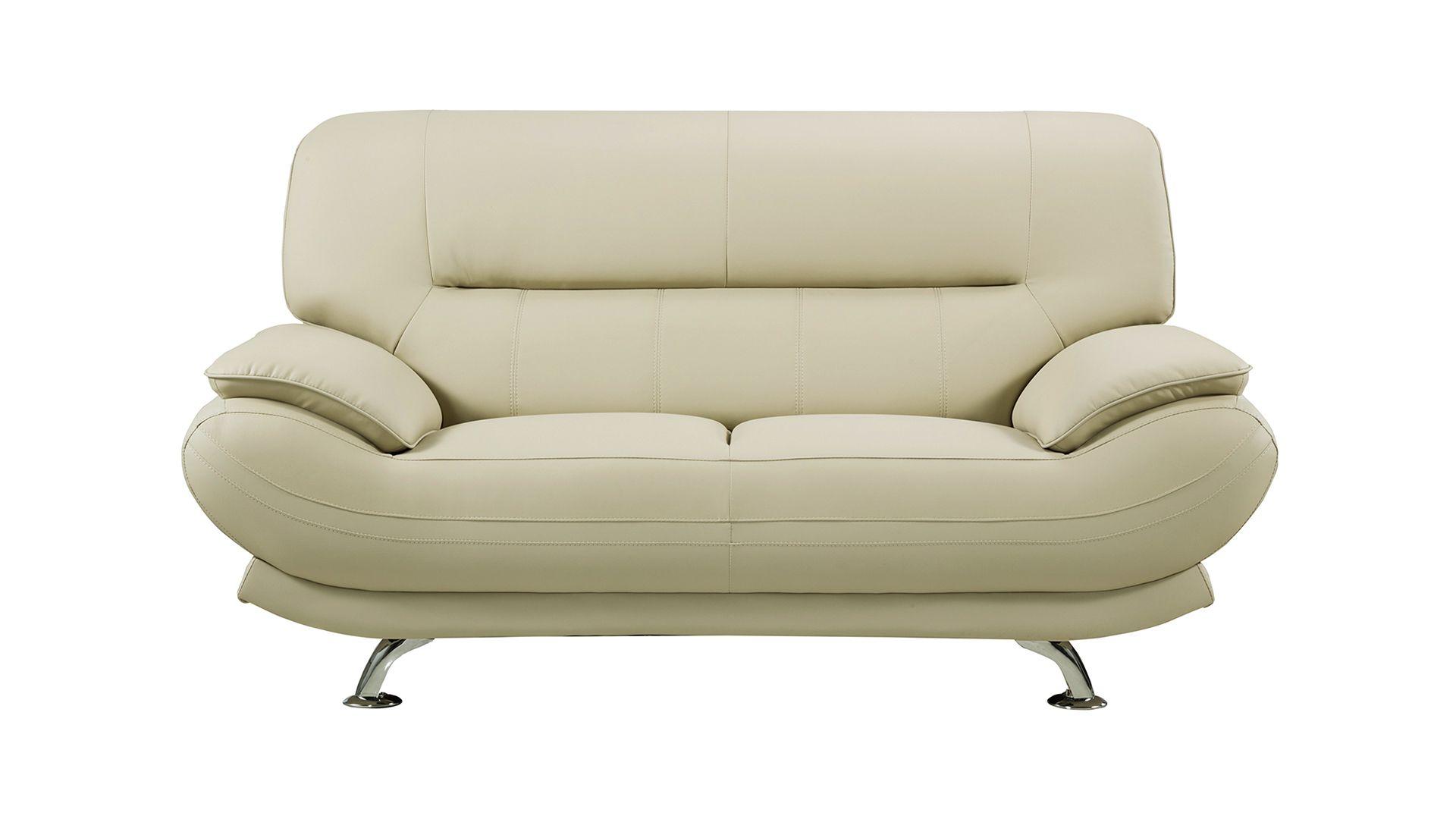 

        
American Eagle Furniture AE709-CRM Sofa Set Khaki Bonded Leather 00842295100771
