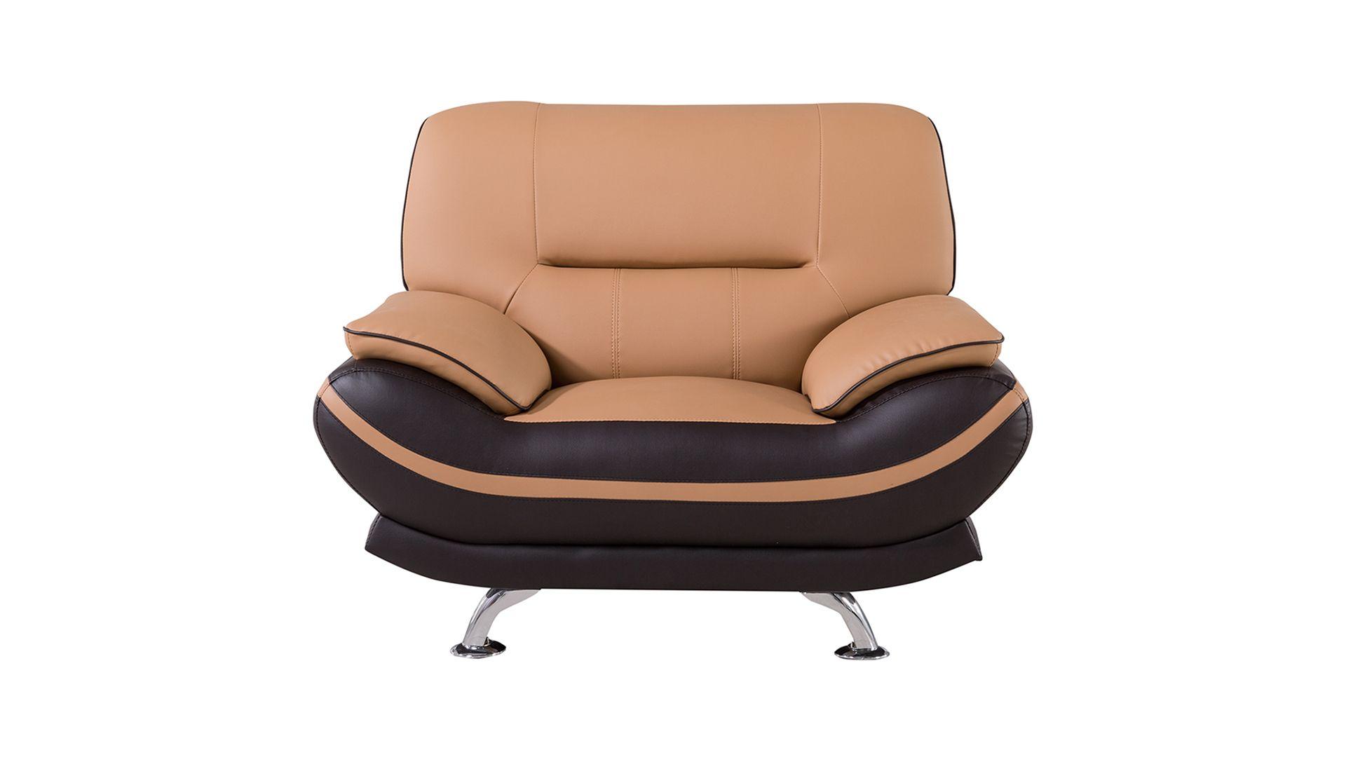 

        
American Eagle Furniture AE709-YO.BR Sofa Set Yellow/Brown Bonded Leather 00842295100337
