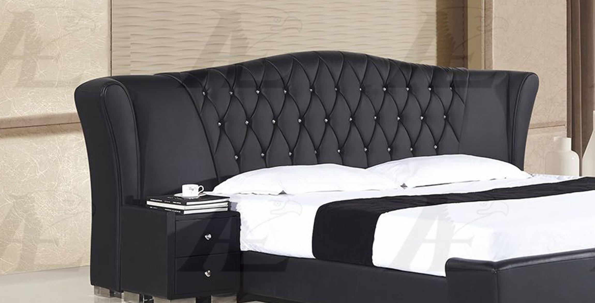 

    
American Eagle Furniture B-D028-BK Platform Bedroom Set Black AE B-D028-BK-EK-3PC
