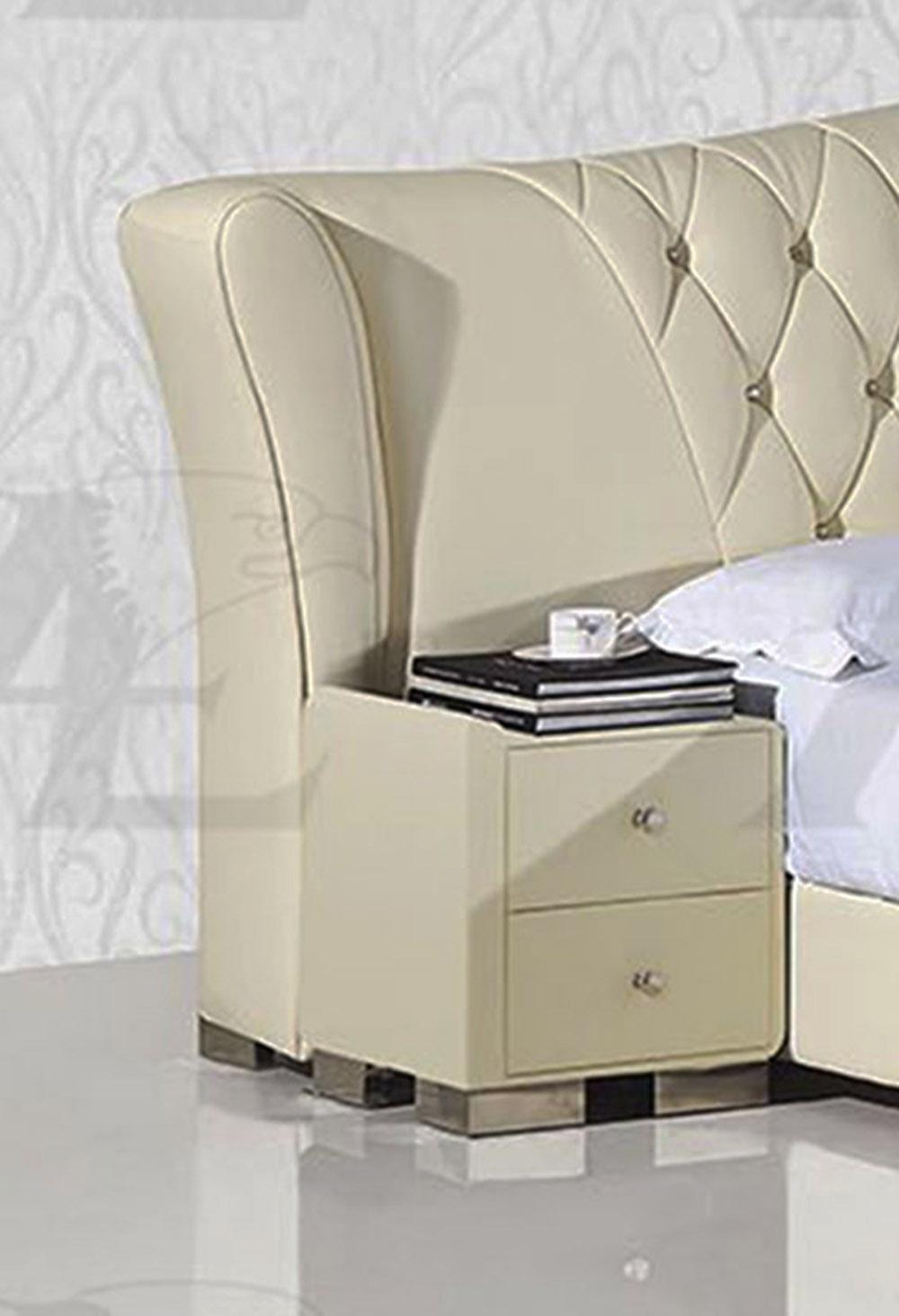 

                    
American Eagle Furniture B-D028-CRM Platform Bedroom Set Cream PU Purchase 
