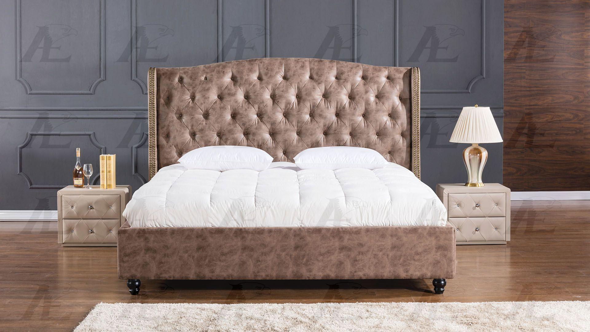 

    
B-D062-BRO-Q American Eagle Furniture Platform Bed
