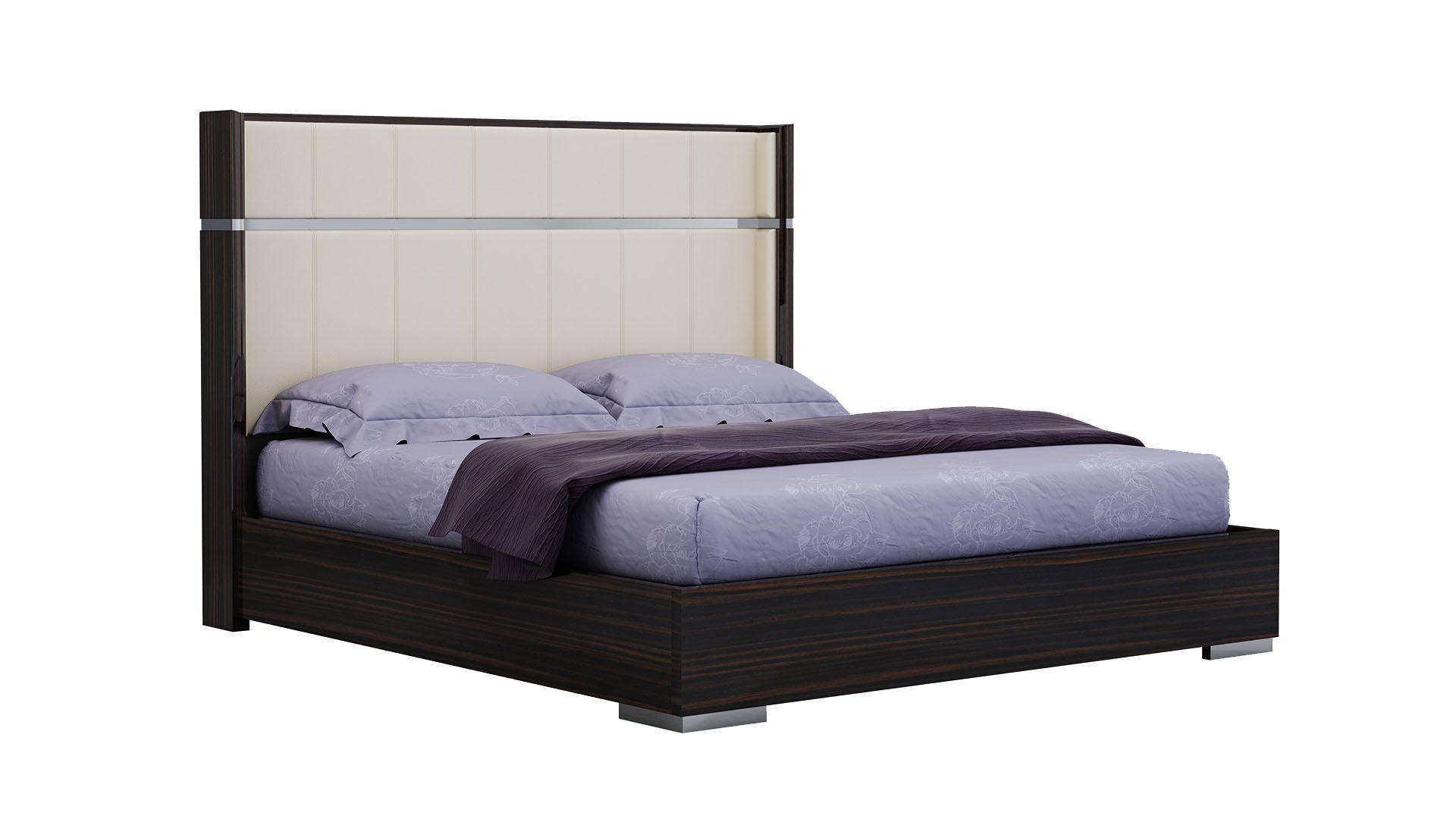 

    
Ebony Lacquer Finish King Bedroom Set 4Pcs American Eagle P100-BED-EK
