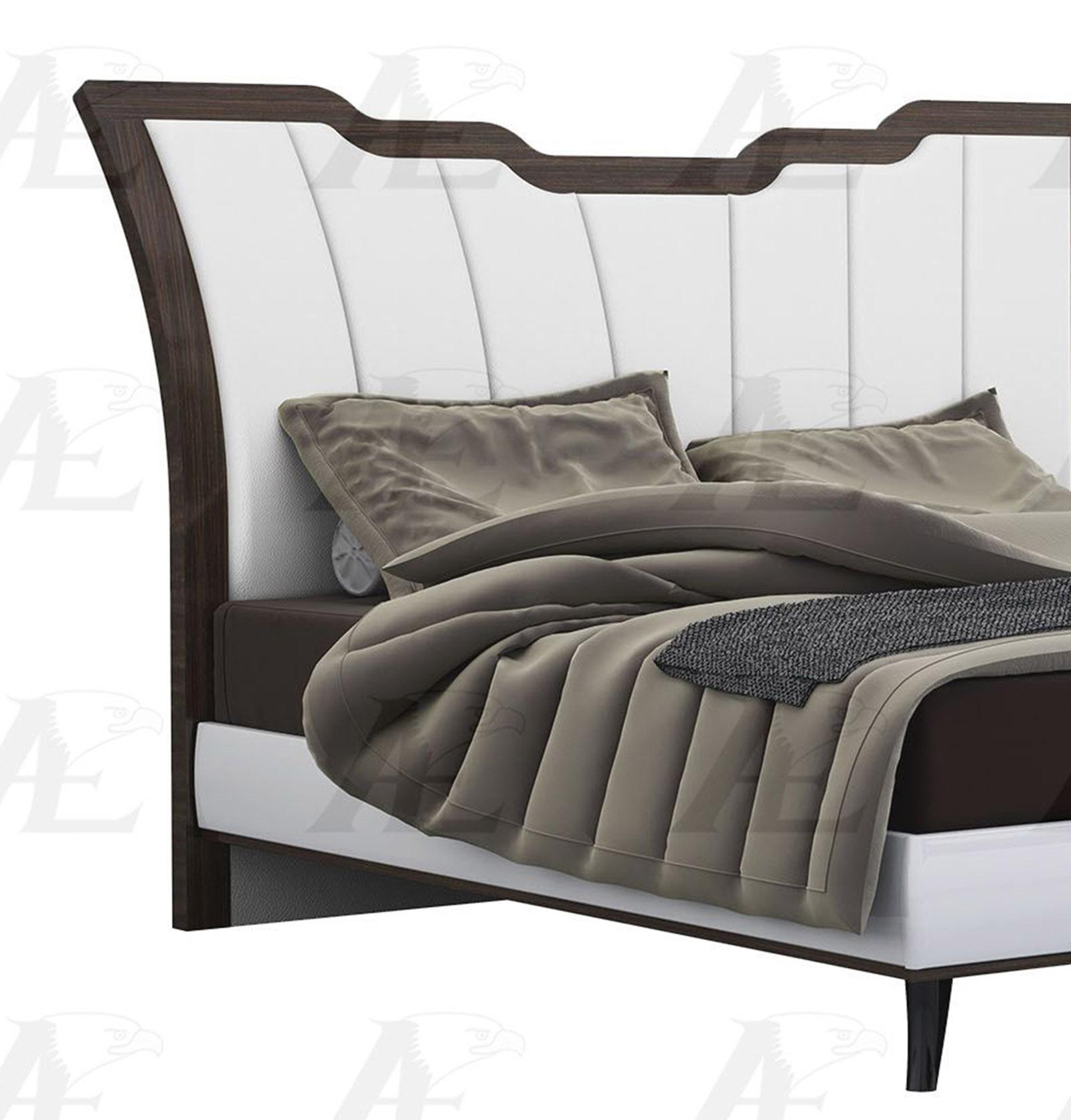 

    
American Eagle Furniture B-P105 Platform Bed Brown/White AE B-P105-EK
