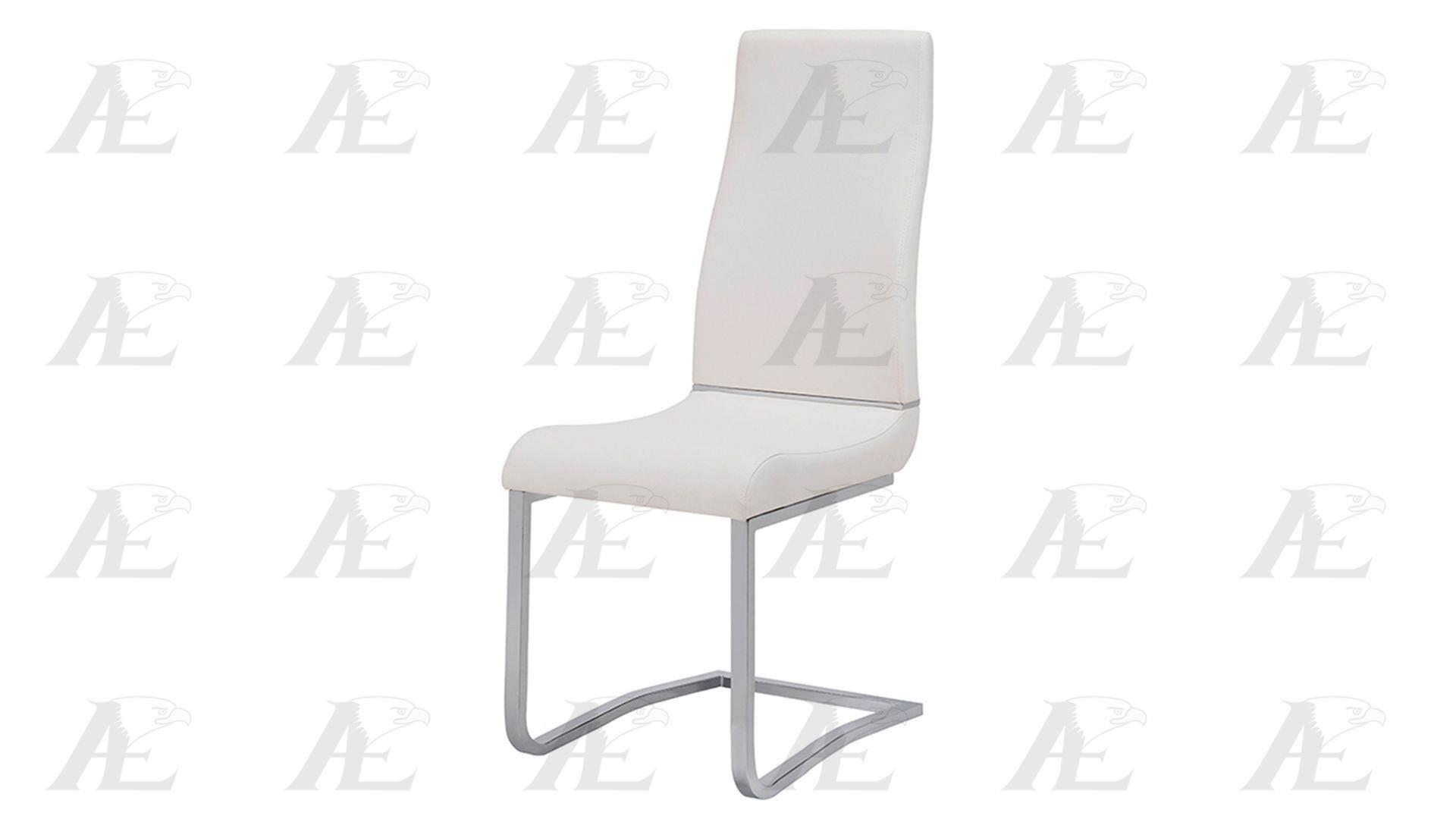 

    
American Eagle Furniture CK-1532C-W White PU Dining Chair Set 6Pcs
