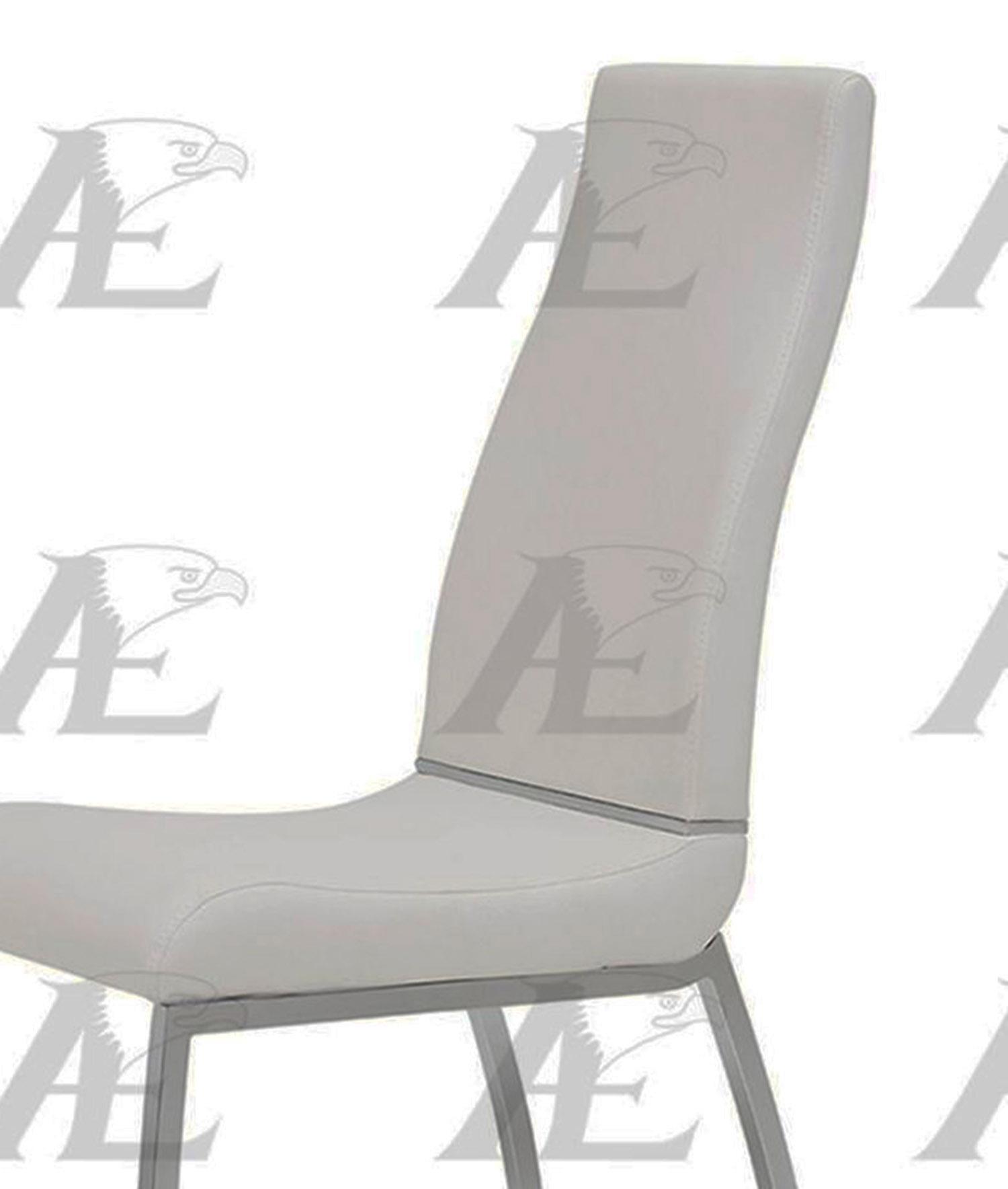

    
American Eagle Furniture CK-1532F-W White Durable PU Faux Leatherh Dining Chair Set 6Pcs
