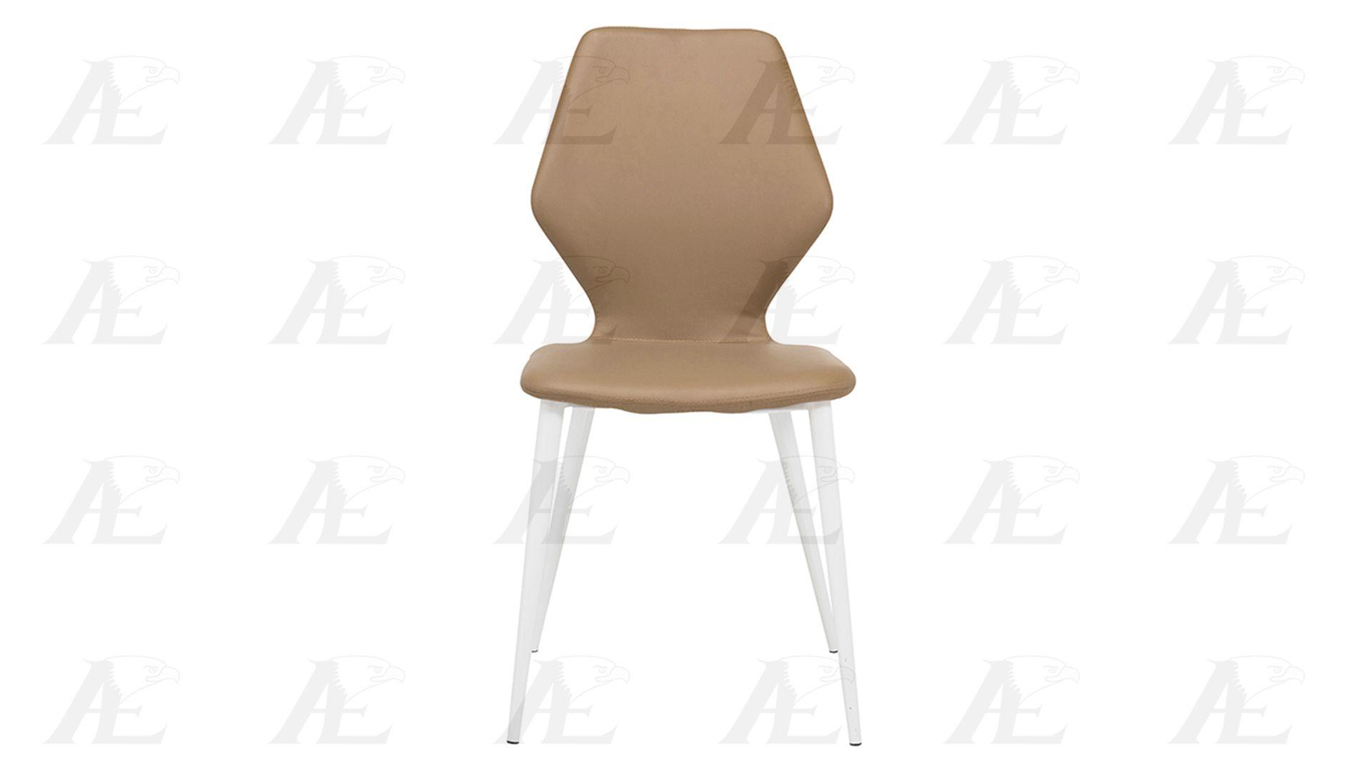 

    
American Eagle Furniture CK-1544E-CA Camel PU Dining Chair Set 4Pcs
