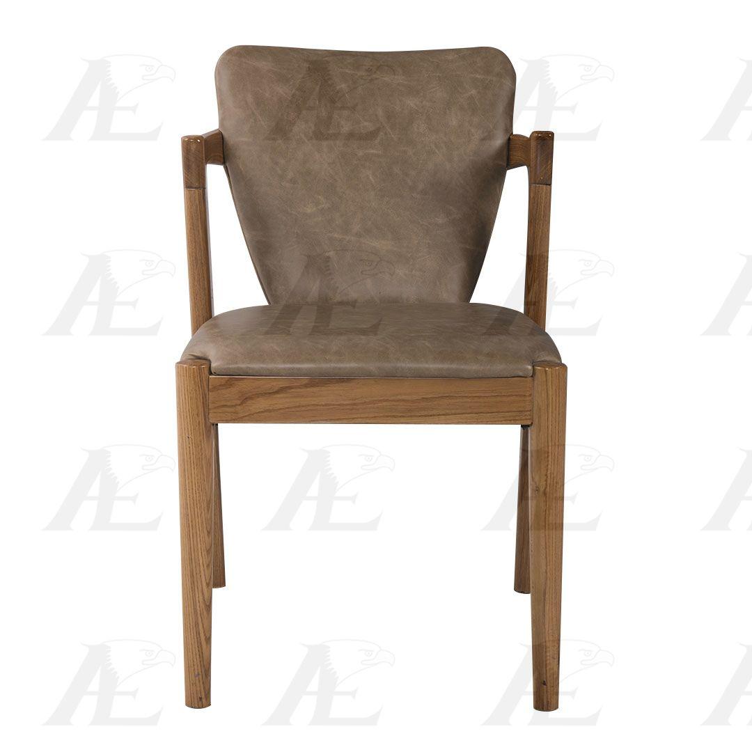 

    
American Eagle Furniture CK-H001 Accent Chair and End Table Set Brown CK-H001 Set-3
