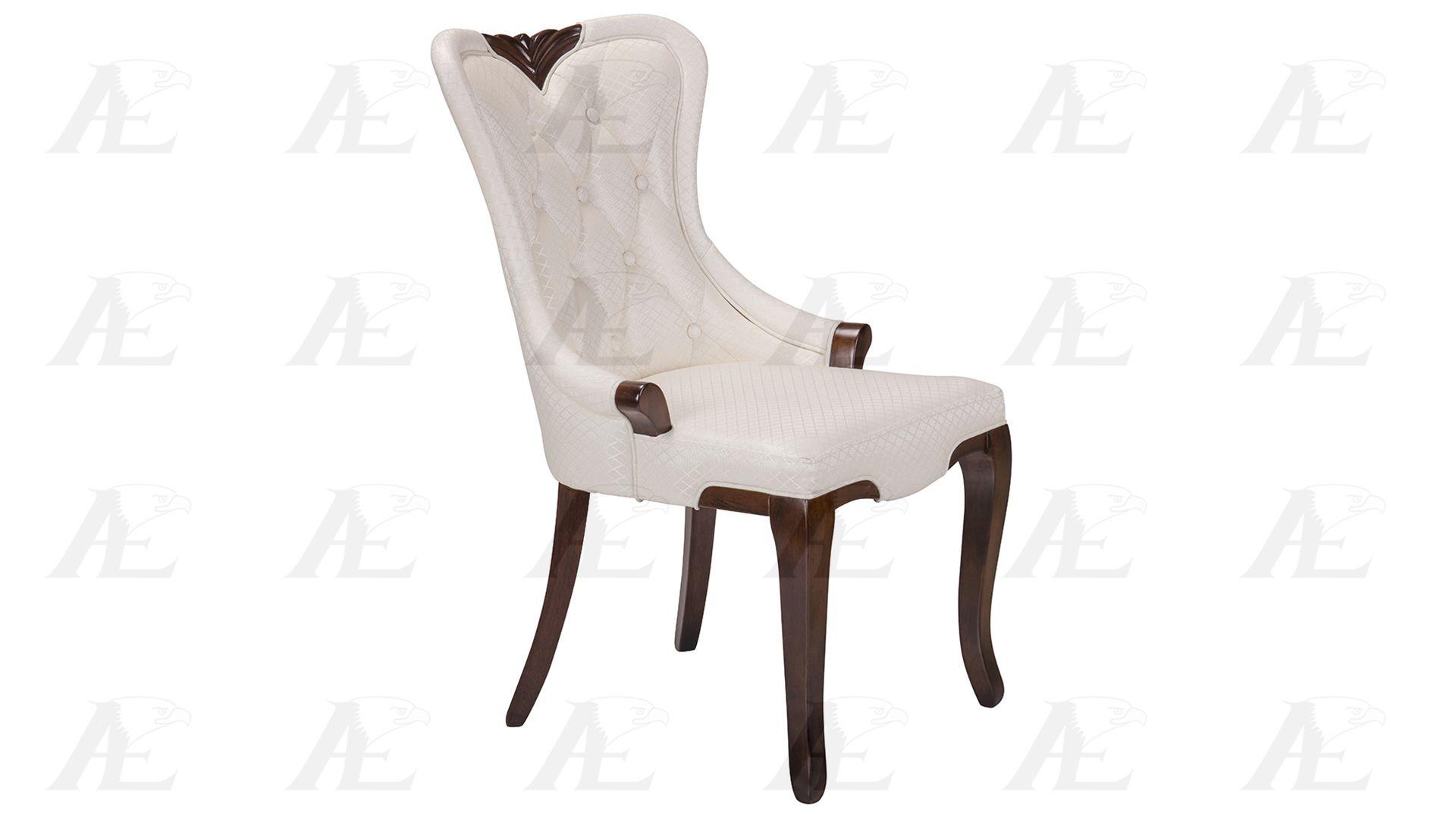 Modern Dining Side Chair CK-H168-CRM CK-H168-CRM Set-2 in Cream 