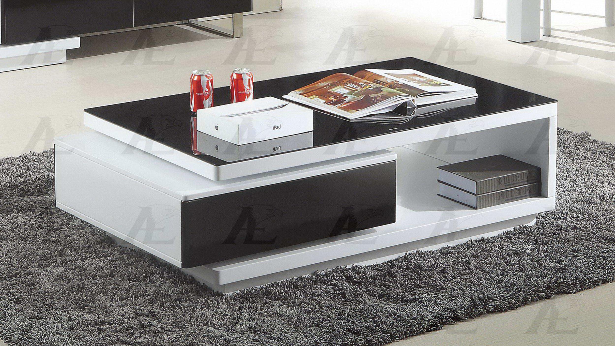 

                    
American Eagle Furniture CT-C535 Coffee Table Black/White  Purchase 

