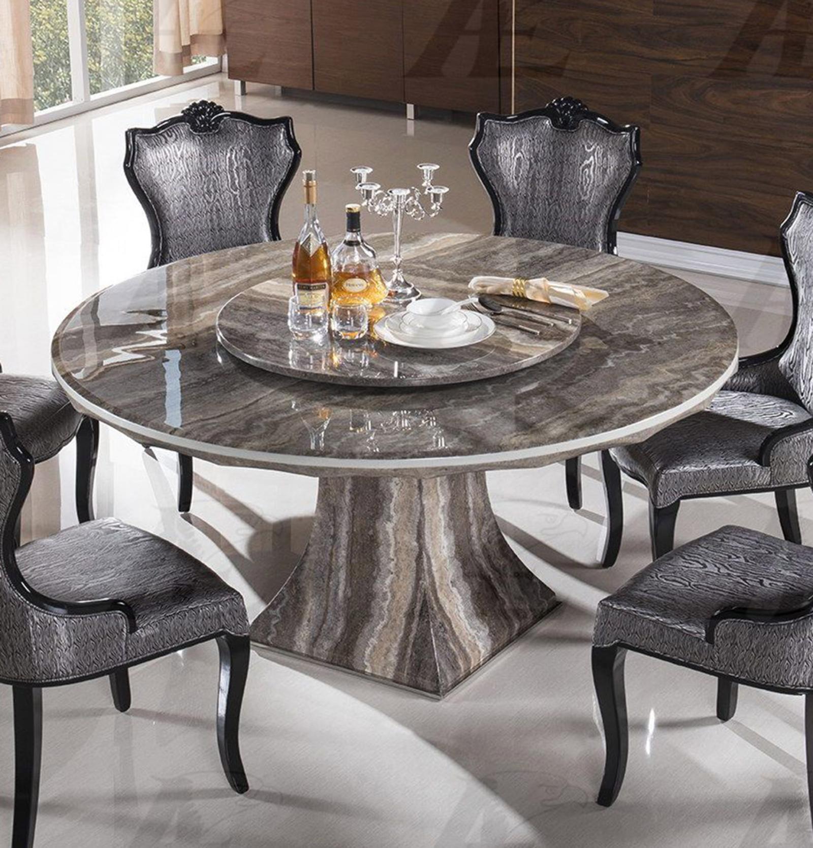 

    
Faux Marble Top Round Dining Room Set 7Pcs American Eagle DT-H36

