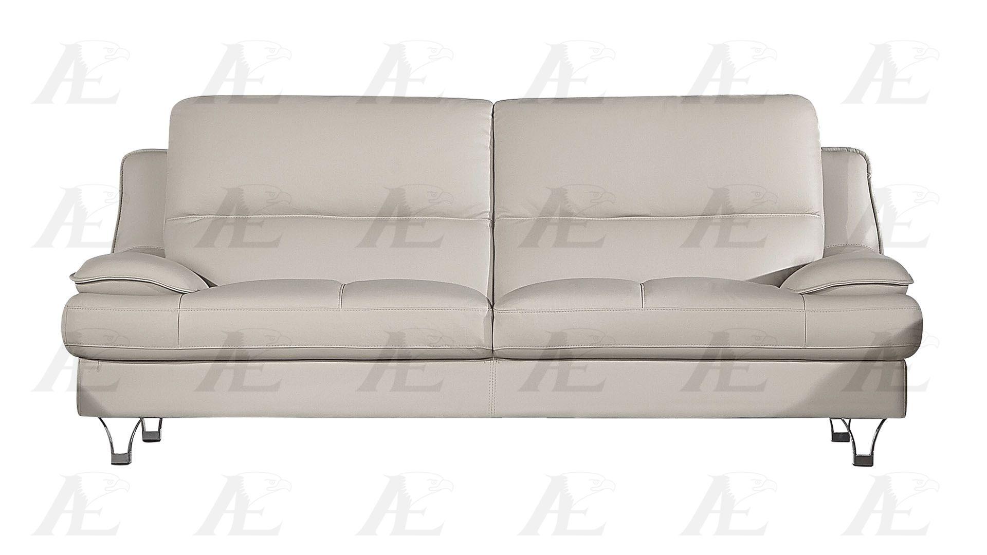 

    
American Eagle Furniture EK-B109-LG Light Gray Sofa and Loveseat Genuine Leather Set 2Pcs Modern
