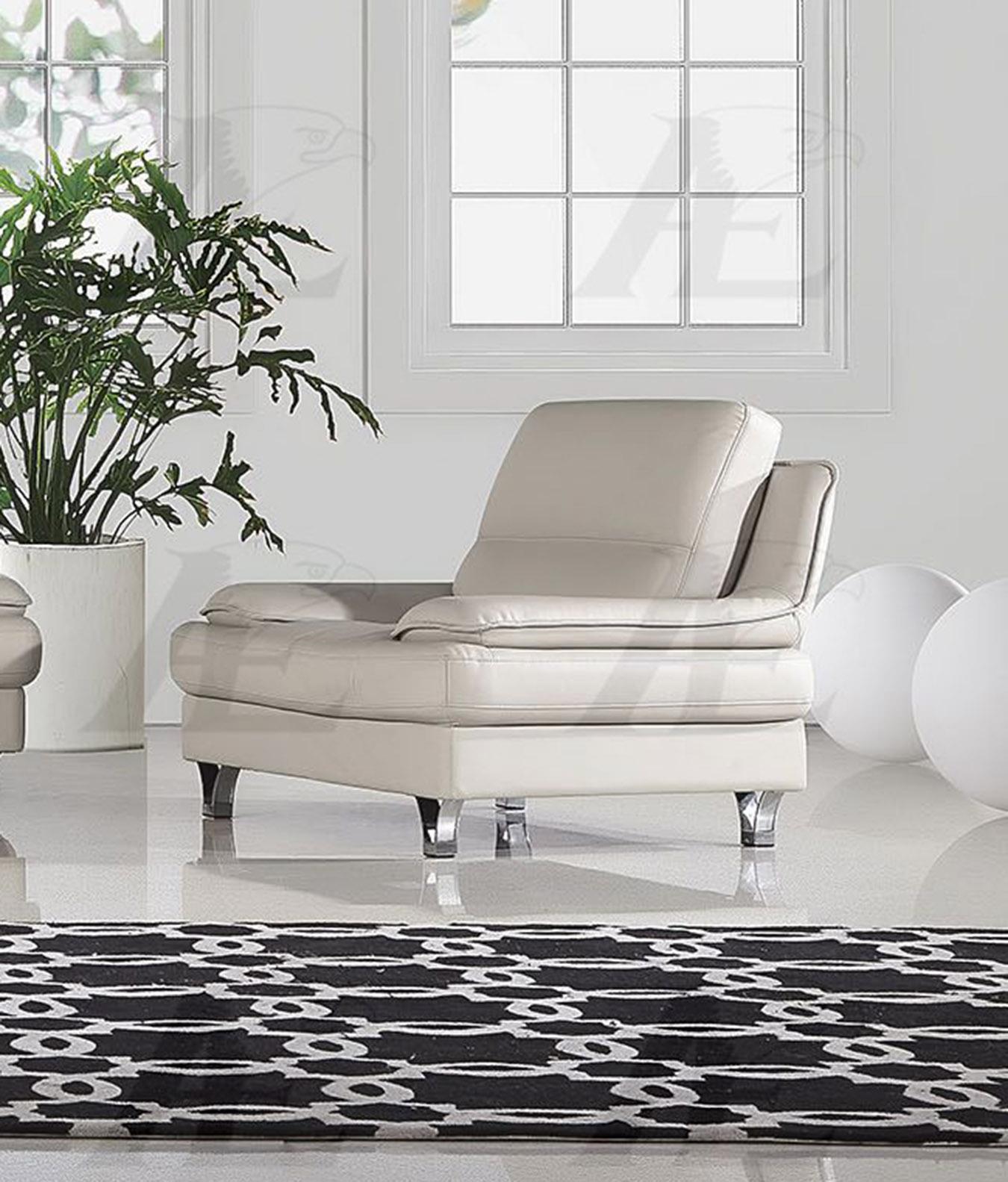 

    
EK-B109-LG Set-3 American Eagle Furniture EK-B109-LG Light Gray Sofa Loveseat and Chair Genuine Leather Set 3Pcs Modern
