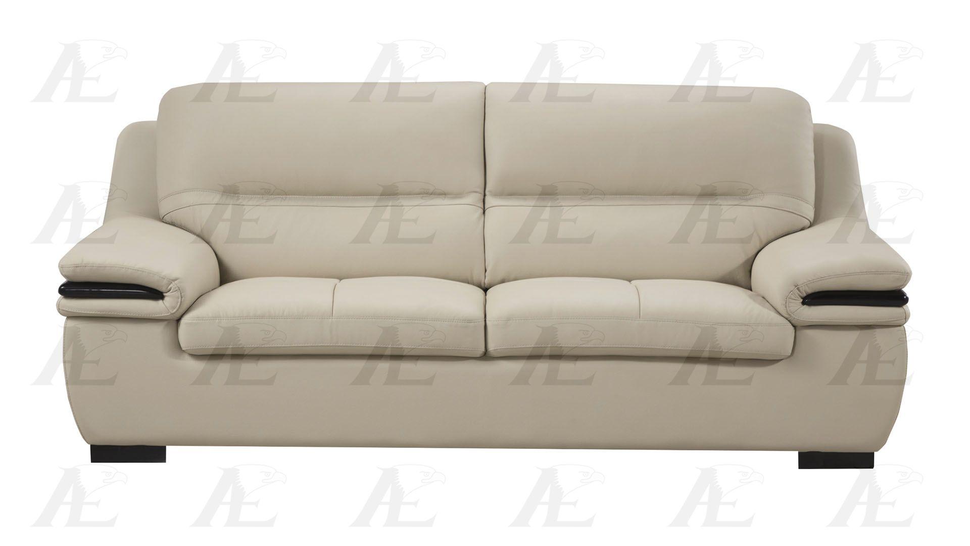 

    
American Eagle Furniture EK-B113-LG Light Gray  Sofa and Loveseat Genuine Leather Set 2Pcs Modern
