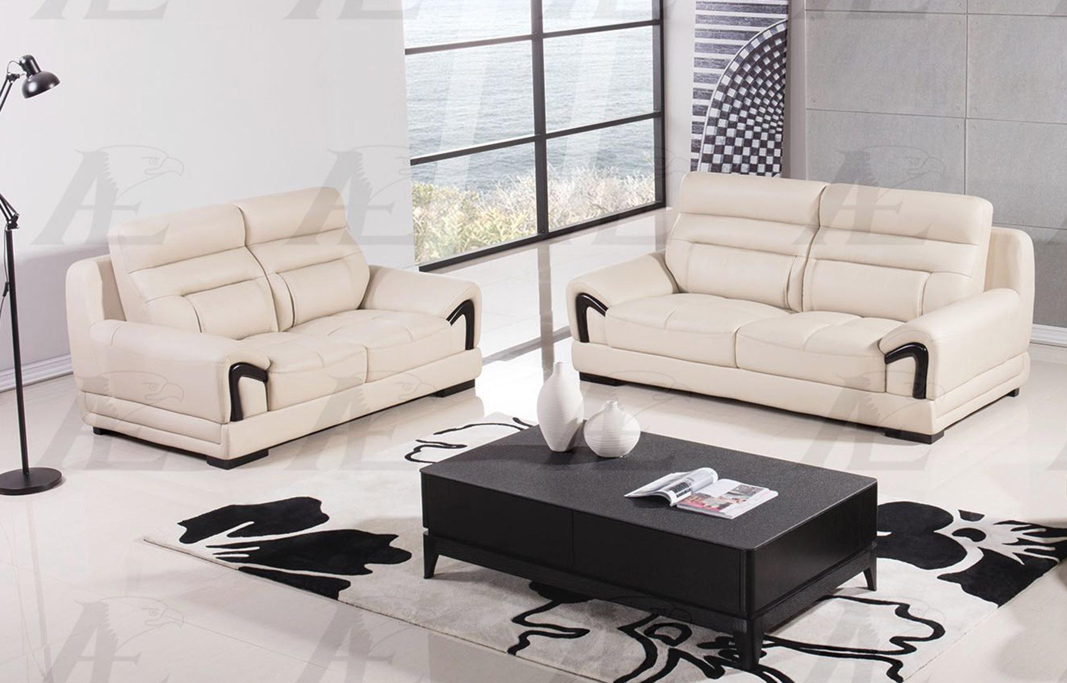 

    
American Eagle Furniture EK-B120-LG Modern Light Gray Sofa & Loveseat Genuine Leather 2Pcs
