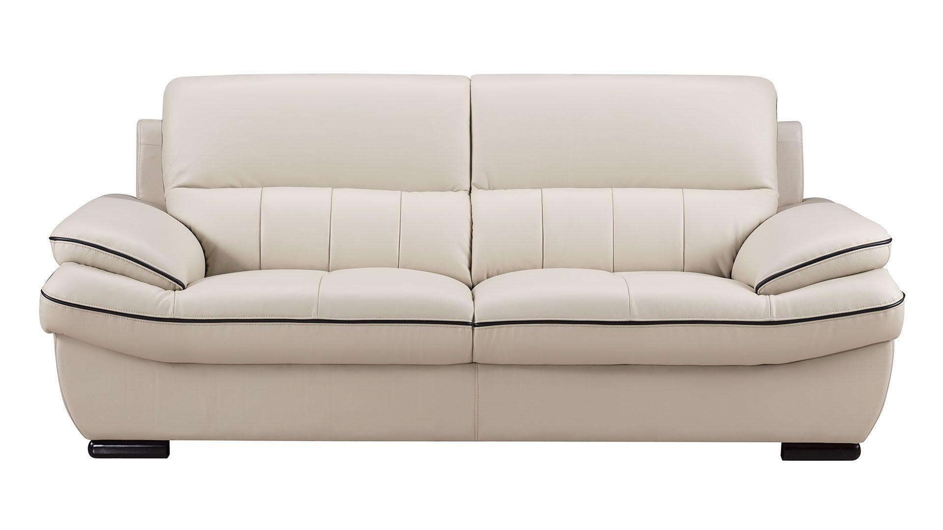 

    
Light Gray Genuine Leather Sofa EK-B305-LG.BK-SF American Eagle Modern
