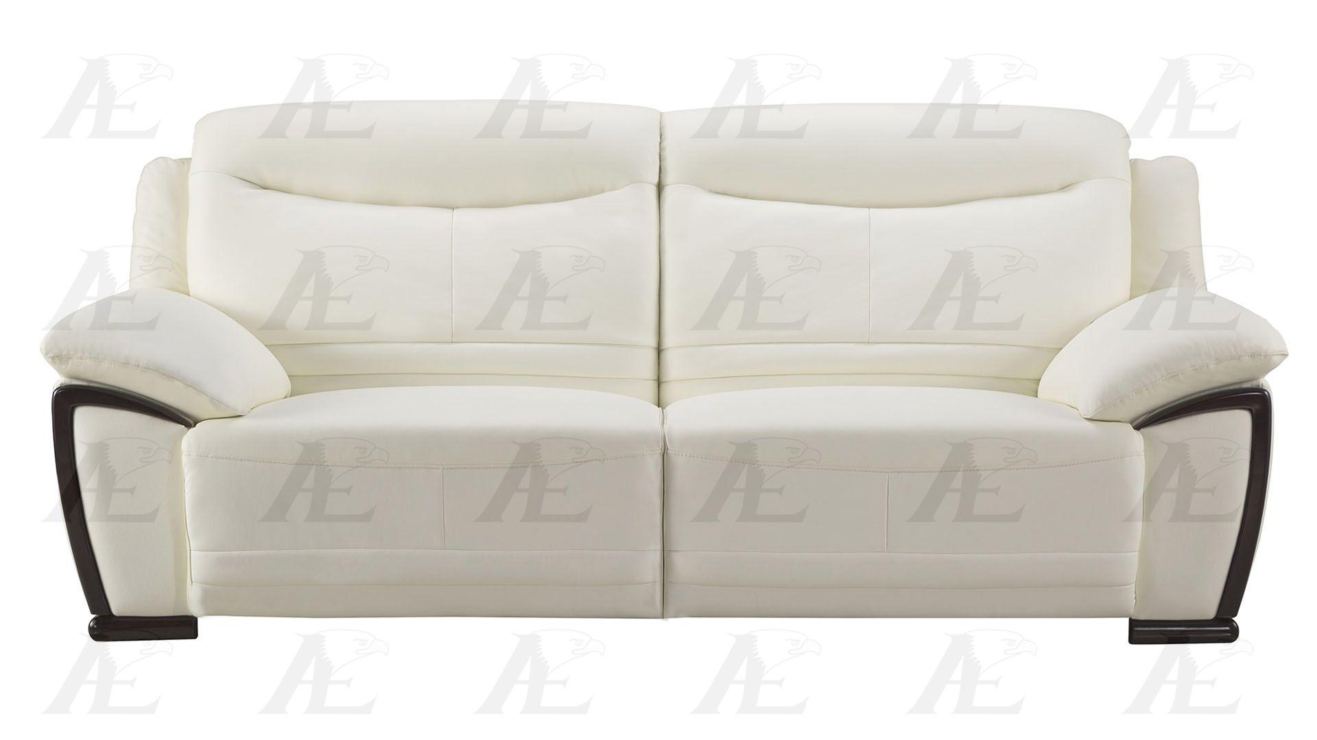 

    
American Eagle Furniture EK-B308-W White Sofa  Genuine Leather
