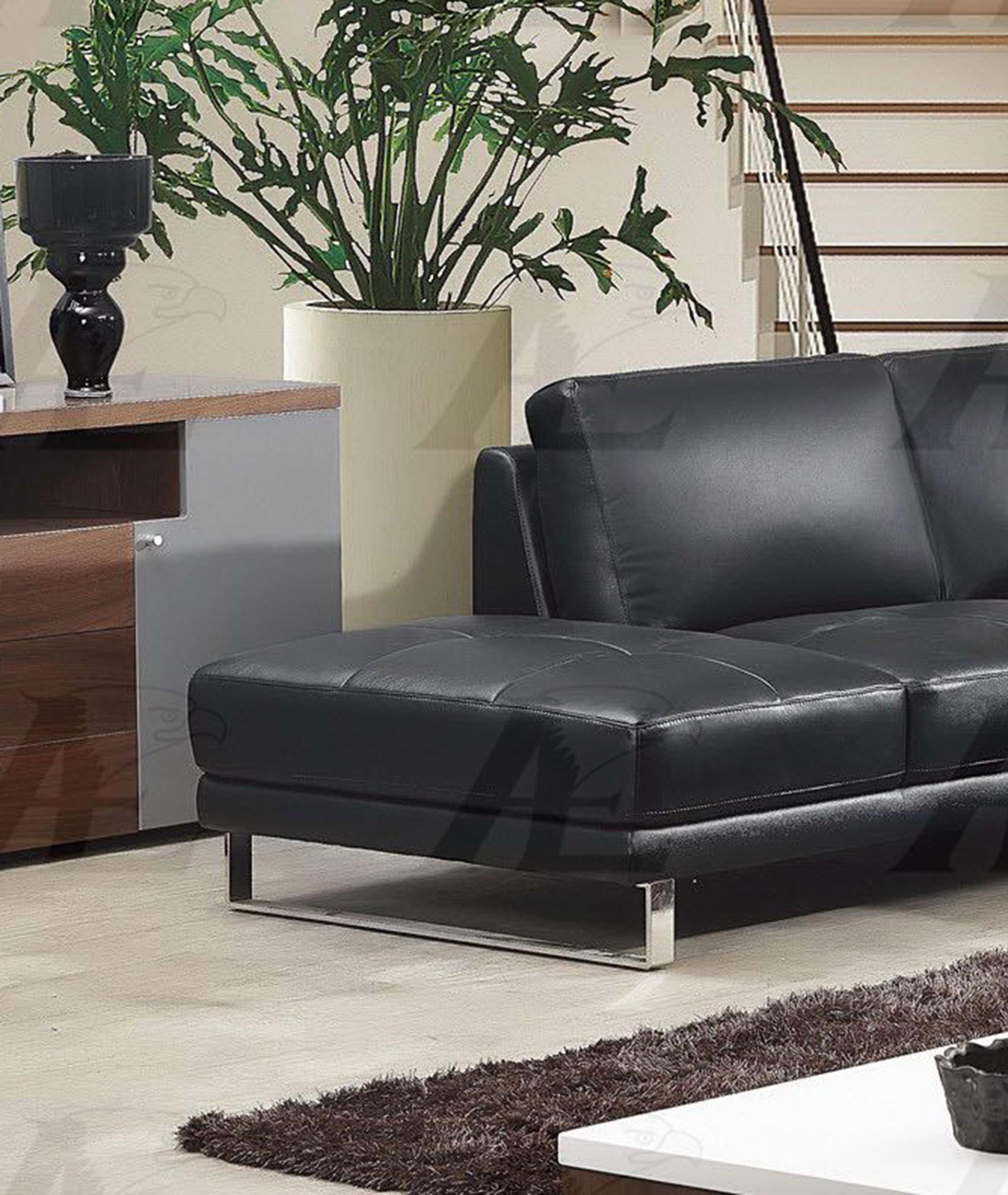 

        
American Eagle Furniture EK-L025-BK Sectional Sofa Black Italian Leather 00656237666788
