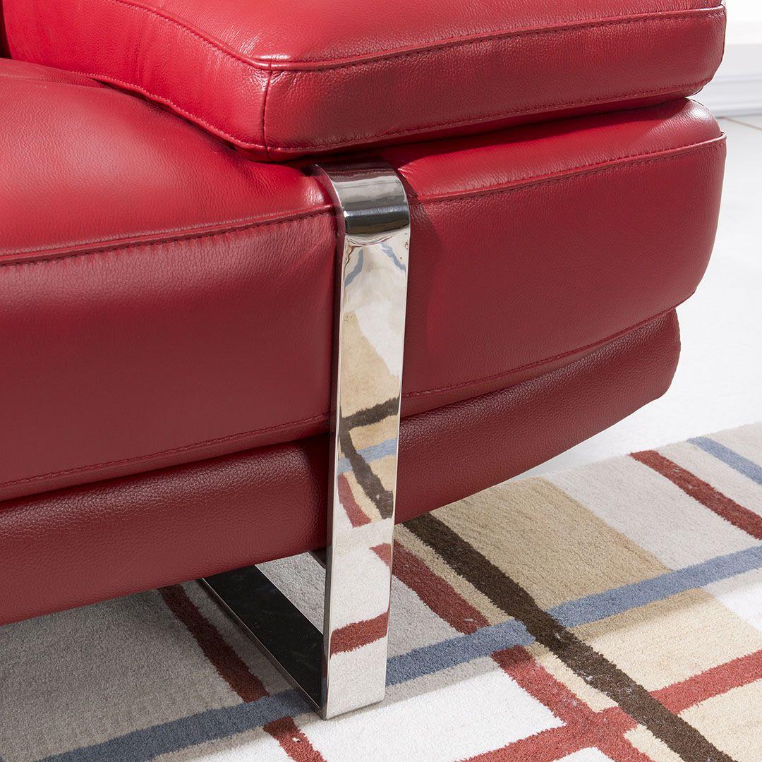 

    
American Eagle Furniture EK-L025-RED Sectional Sofa Red EK-L025L-RED
