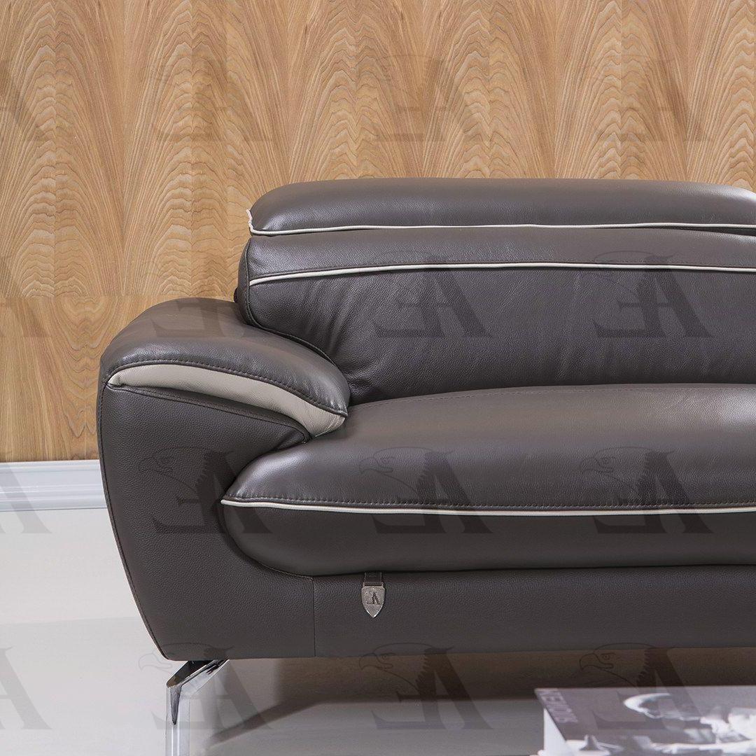 

        
00656237667594Taupe  Italian Leather Sectional Sofa LEFT EK-L040-TPE.LG American Eagle Modern
