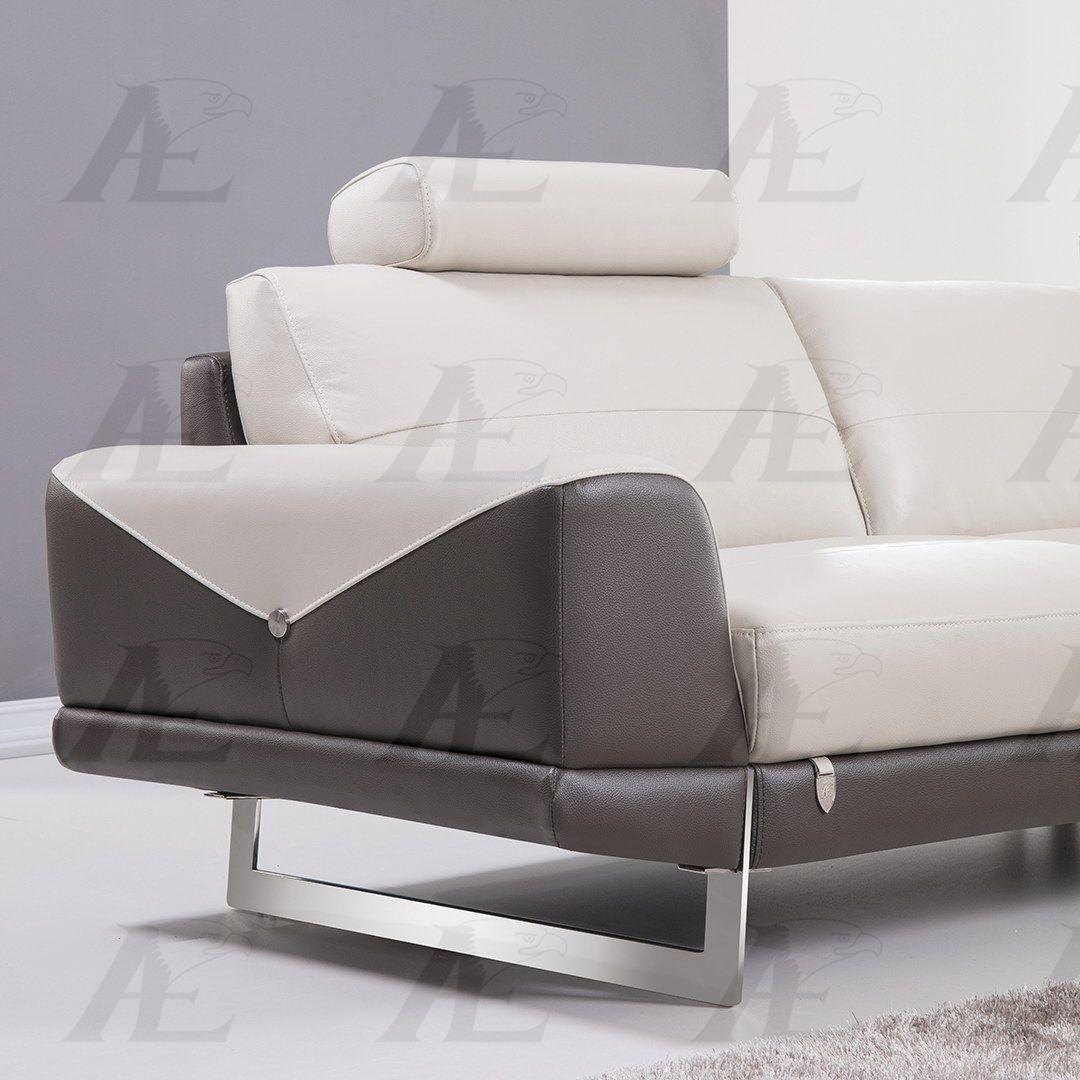 

    
EK-L062-LG.TPE Set-2 RHC American Eagle Furniture Sectional Sofa
