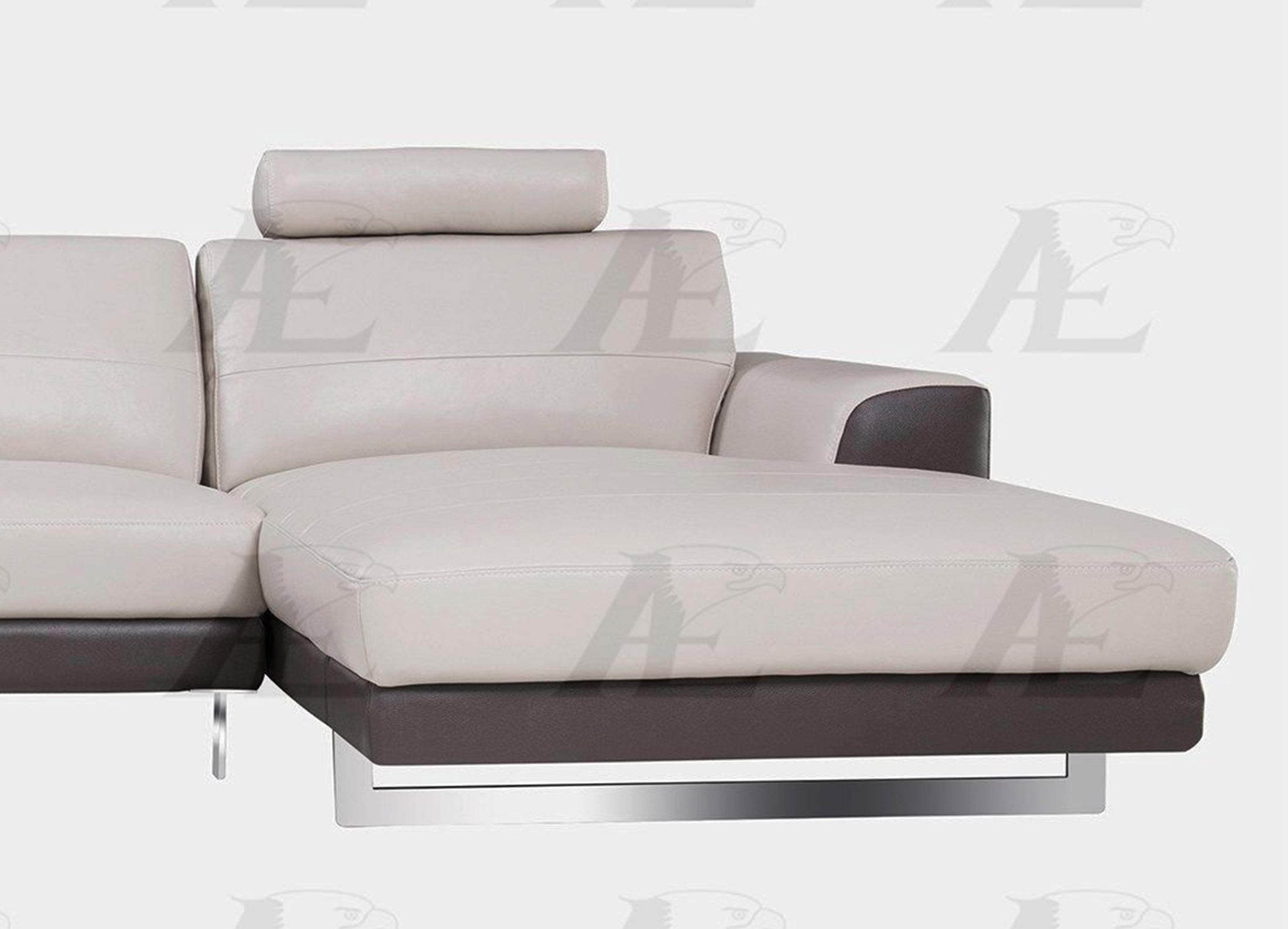 

    
American Eagle Furniture EK-L062-LG.TPE Sectional Sofa Gray/Taupe EK-L062-LG.TPE Set-2 RHC
