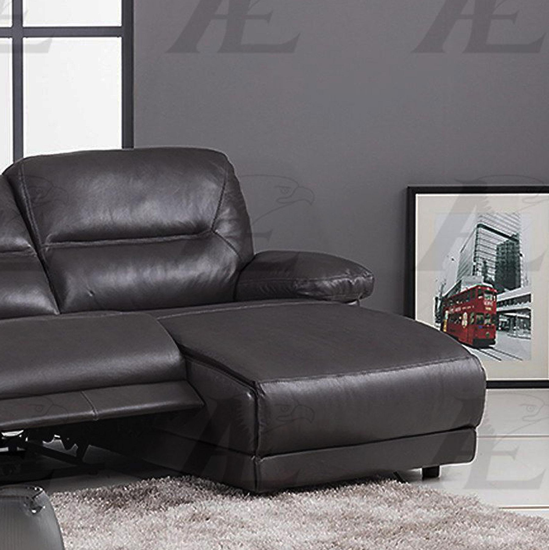 

    
American Eagle Furniture EK-L079-DG Dark Gray Sectional Recliner Sofa Chaise Right Hand Chase LEATHER SPLIT 2Pcs
