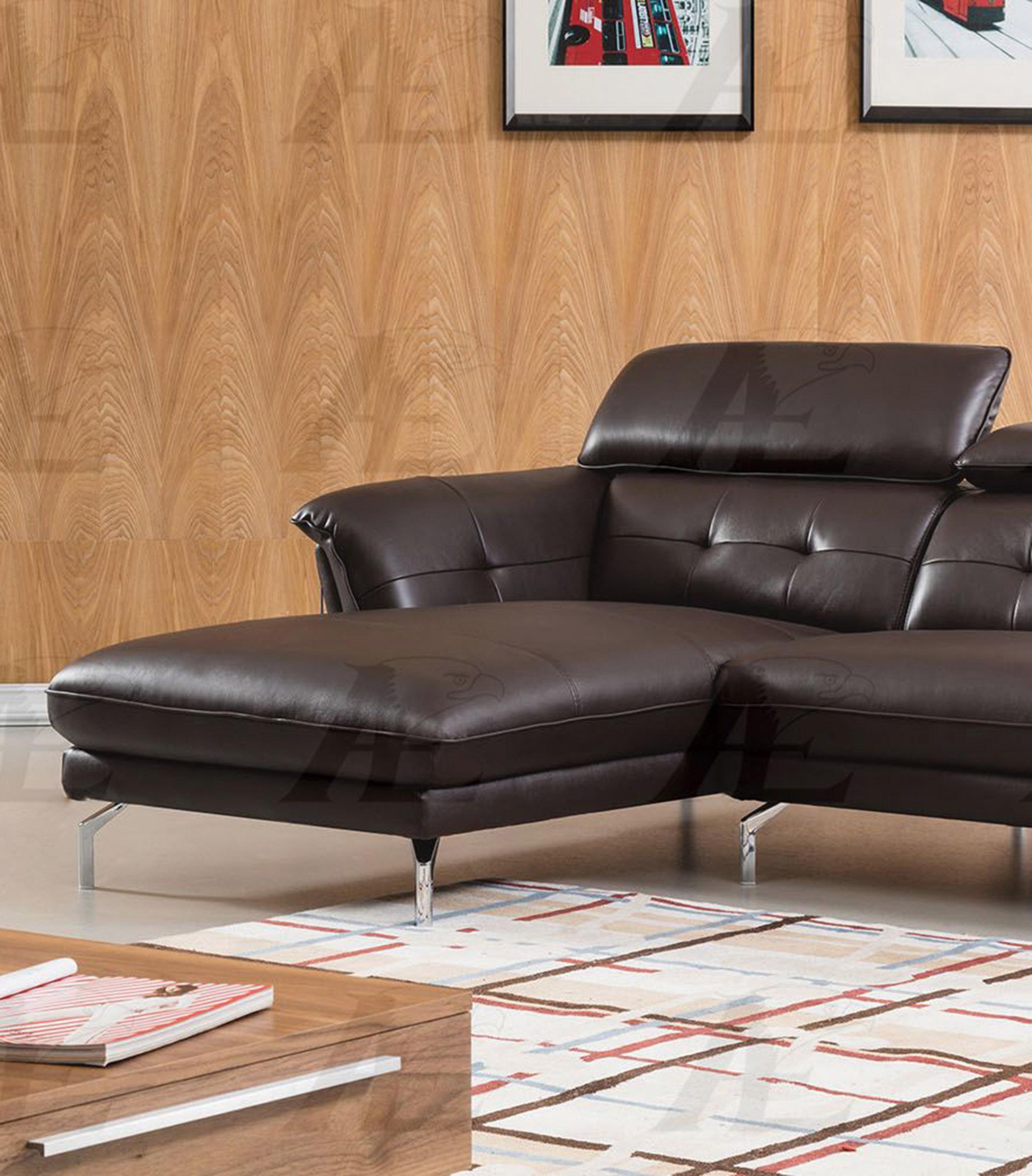 

    
American Eagle Furniture  EK-L083-DC Sectional Sofa Left Hand Chase Italian Leather 2pcs
