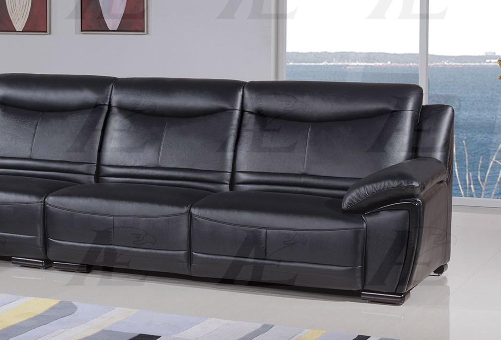 

                    
American Eagle Furniture EK-LB306-BK Sectional Sofa Black Genuine Leather Purchase 
