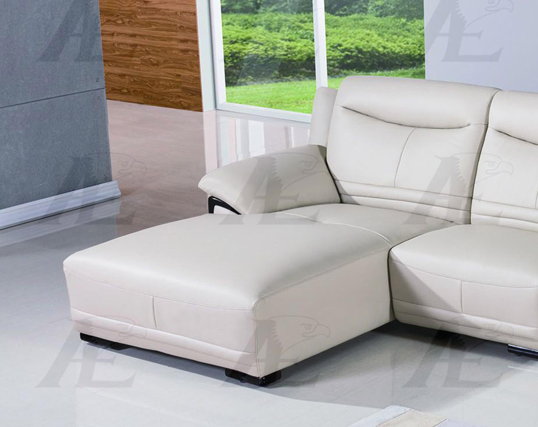 

    
American Eagle Furniture EK-LB306-LG Modern Light Gray Genuine Leather Sectional LHC 3Pcs
