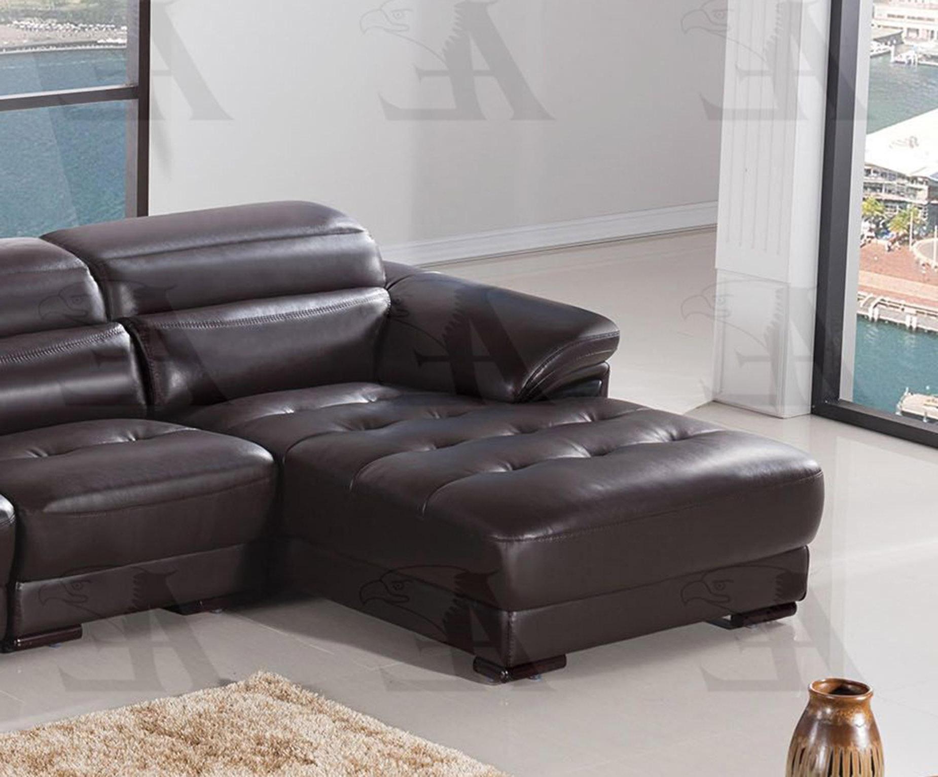 

    
American Eagle Furniture EK-LB309-DC Sectional Sofa Dark Chocolate EK-LB309-DC Set-3 RHC
