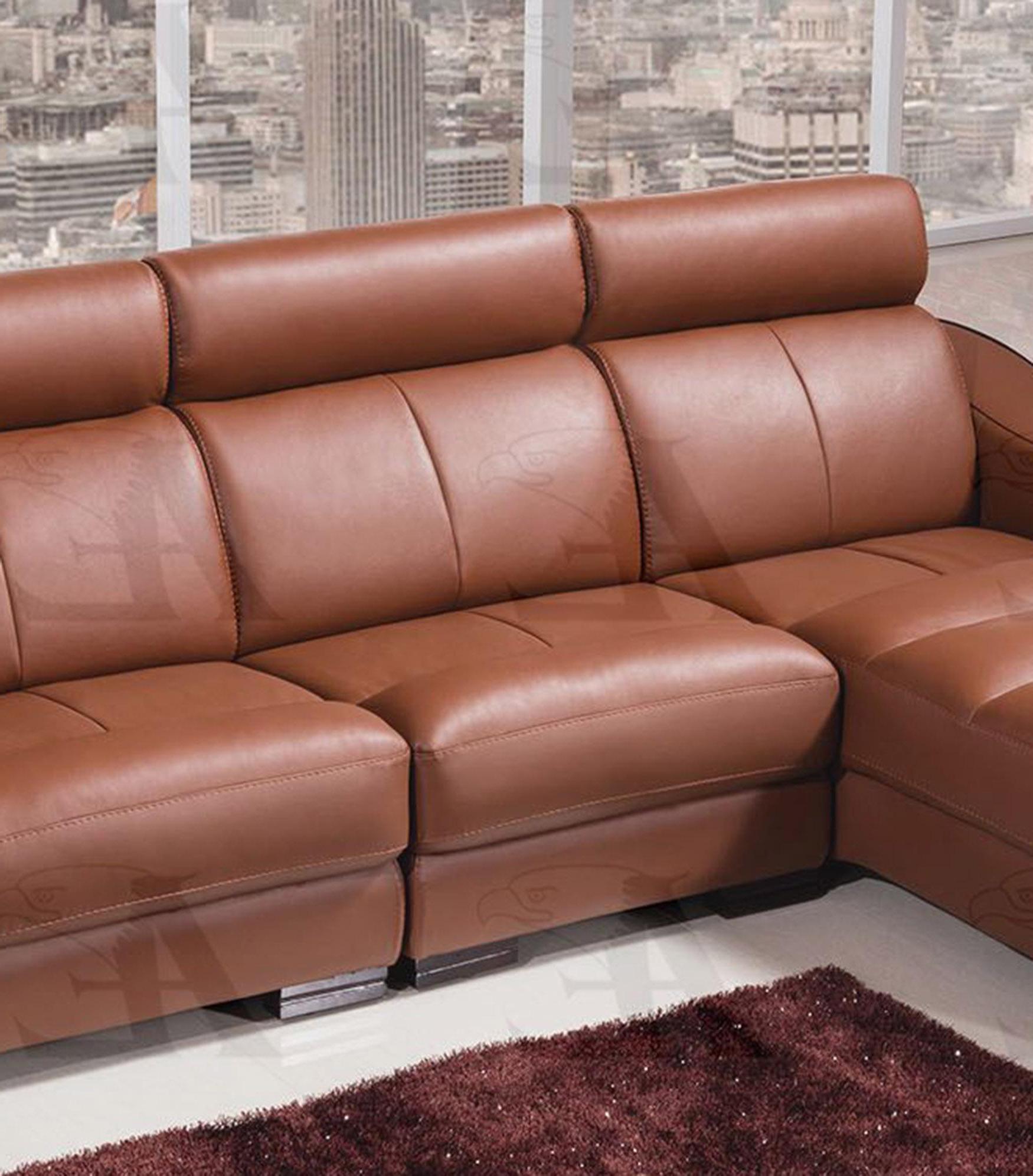 

    
American Eagle Furniture EK-LB310-DT Sectional Sofa Dark Tan EK-LB310-DT Set-3 RHC
