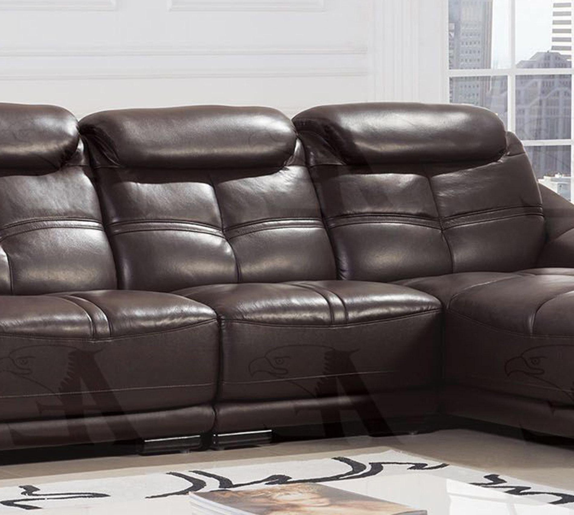 

    
American Eagle Furniture EK-LB311-DC Sectional Sofa Dark Chocolate EK-LB311-DC Set-3 RHC
